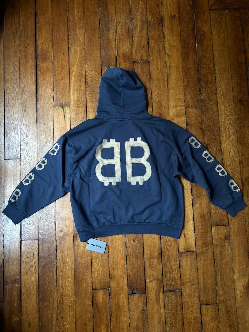Balenciaga Balenciaga crypto hoodie BB Size US XS / EU 42 / 0 - 2 Thumbnail