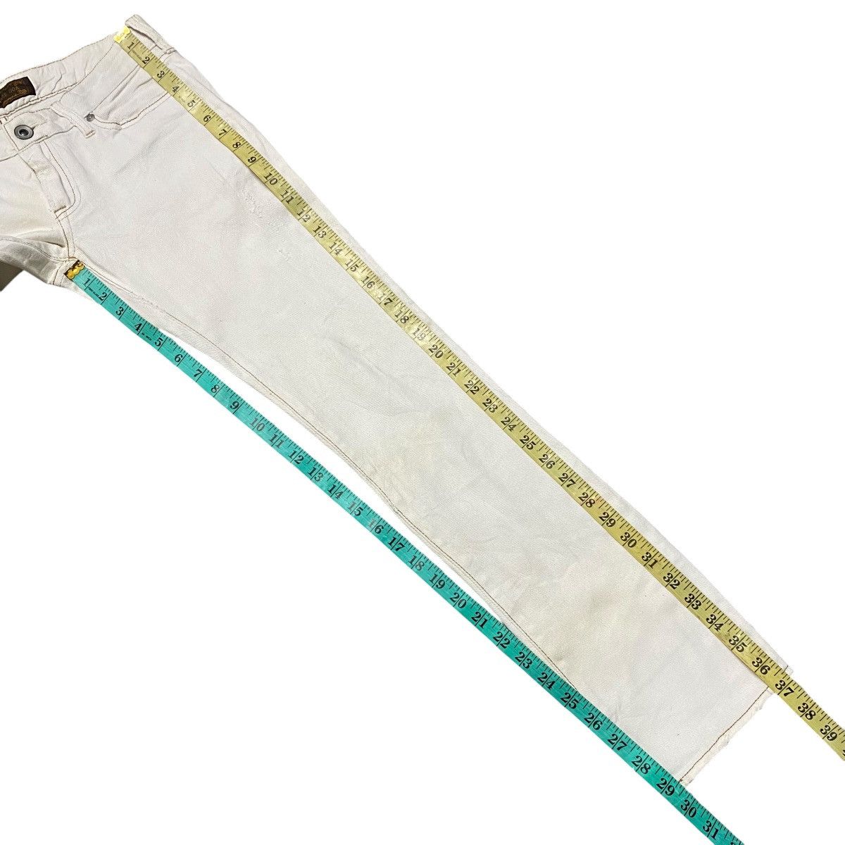GOA G.O.A White Vintage Distressed Denim Size US 28 / EU 44 - 17 Thumbnail