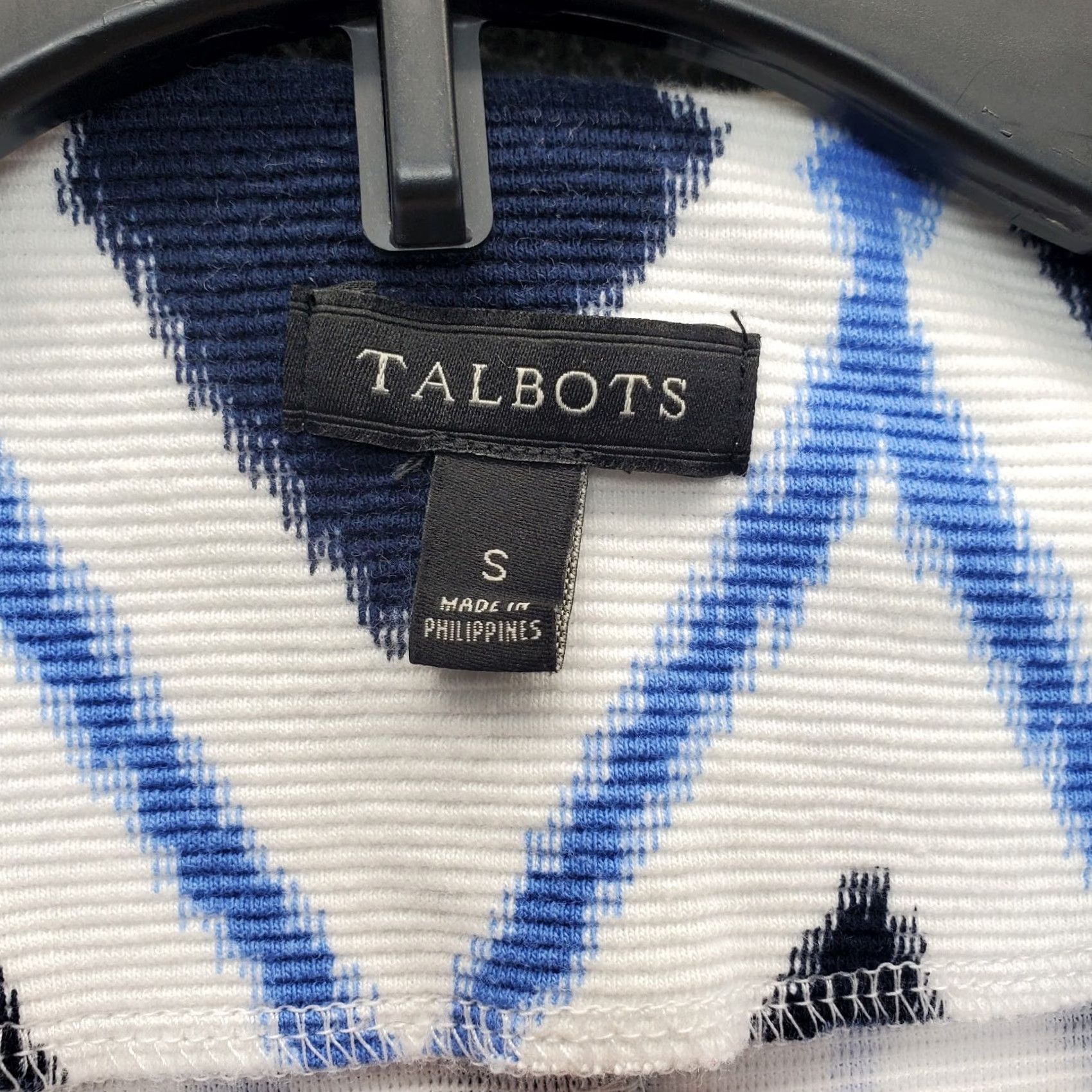 Talbots Talbots Blouse Women Small Multicolor Diamond Print Sleeveless Crew Neck Pullover Cap Size S / US 4 / IT 40 - 5 Thumbnail