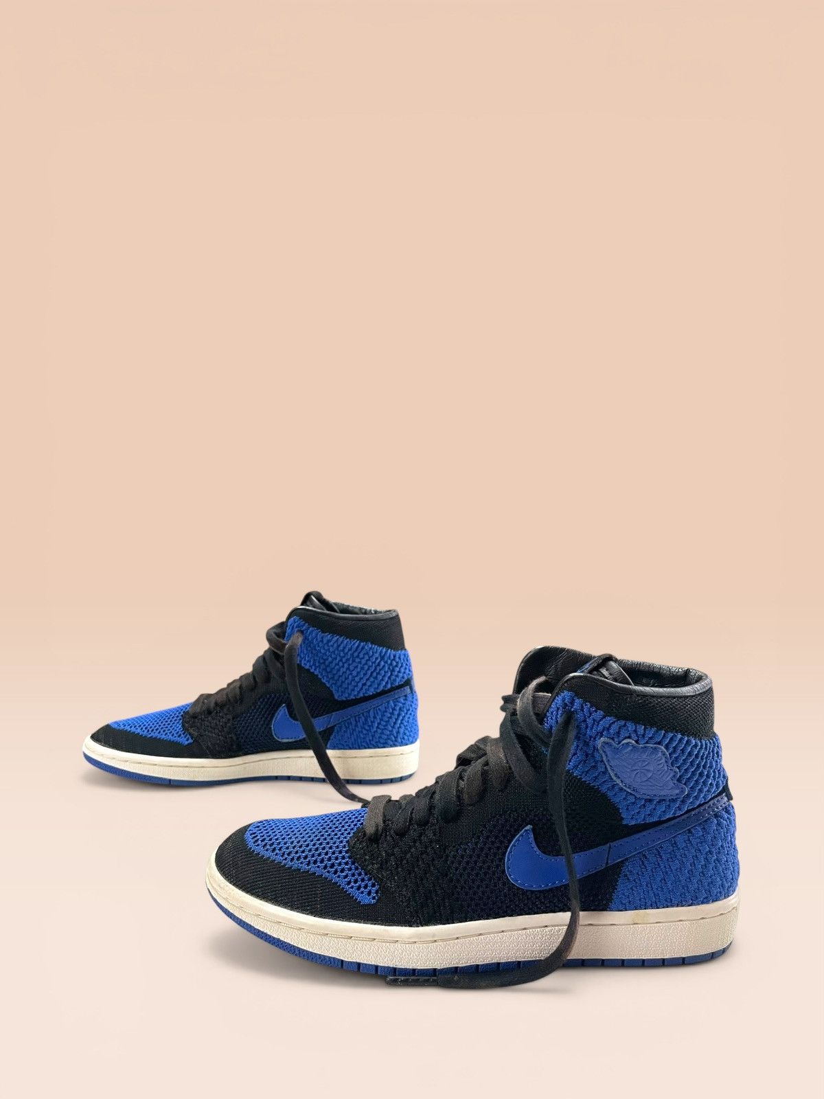 Jordan Brand Air Jordan 1 Retro High OG Flyknit GS "Royal" Size US 6 / EU 39 - 8 Thumbnail