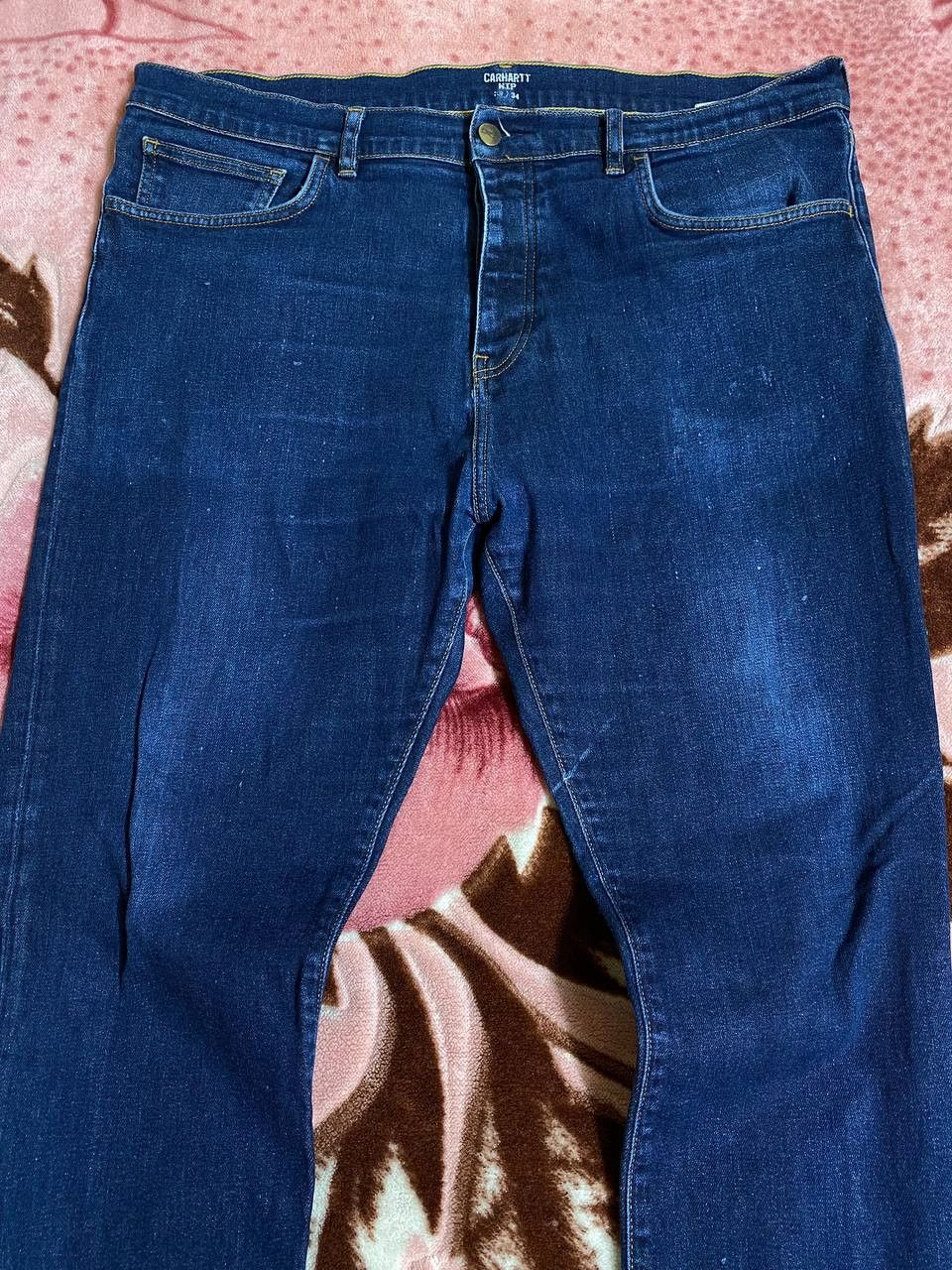 Carhartt × JNCO × Vintage Crazy vintage y2k carhartt baggy faded jeans distressed Size US 38 / EU 54 - 22 Thumbnail