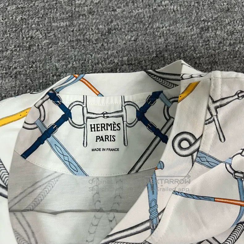 Hermes Hermes All-Over Printed Short Sleeve T-Shirt Size S / US 4 / IT 40 - 4 Thumbnail