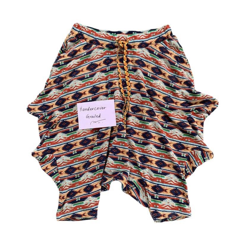 Issey Miyake Cozy Art Native Rare Design Mercibeaucoup Crop Pants Size US 32 / EU 48 - 1 Thumbnail