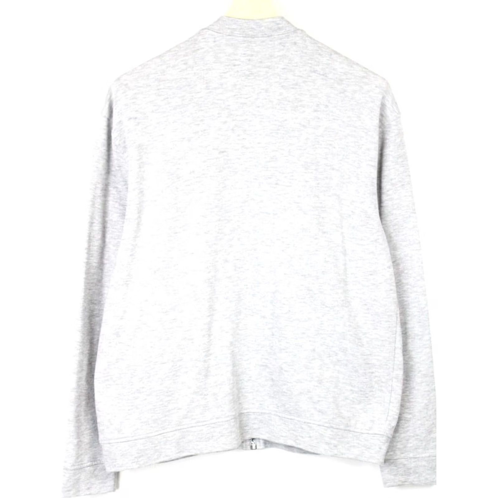 Cheap Monday Cheap Monday Swipe Sweatshirt Men's MEDIUM Bomber Style Grey Melange Size US M / EU 48-50 / 2 - 2 Thumbnail