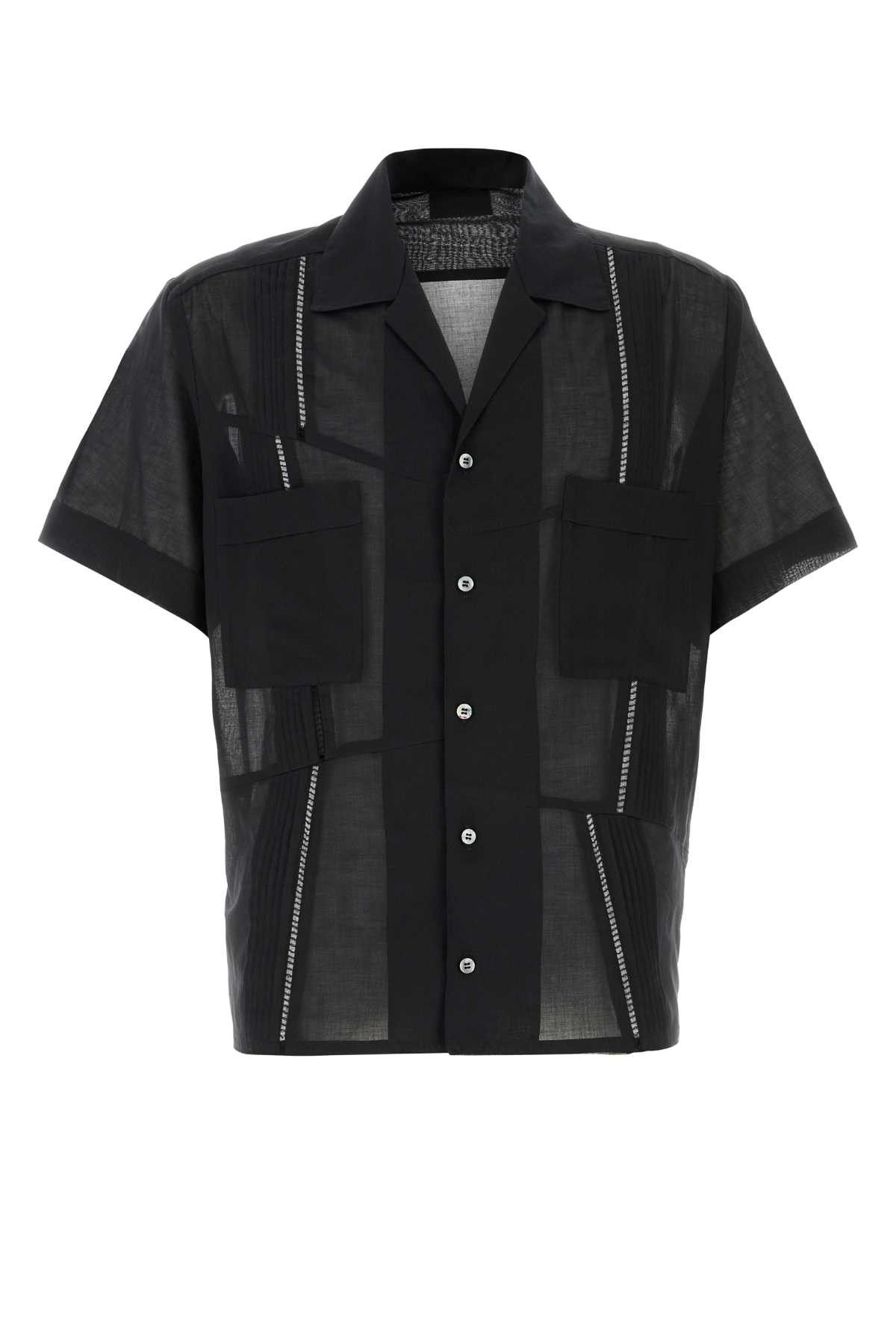 Magliano Black Cotton Broken Shirt Size US L / EU 52-54 / 3 - 1 Thumbnail