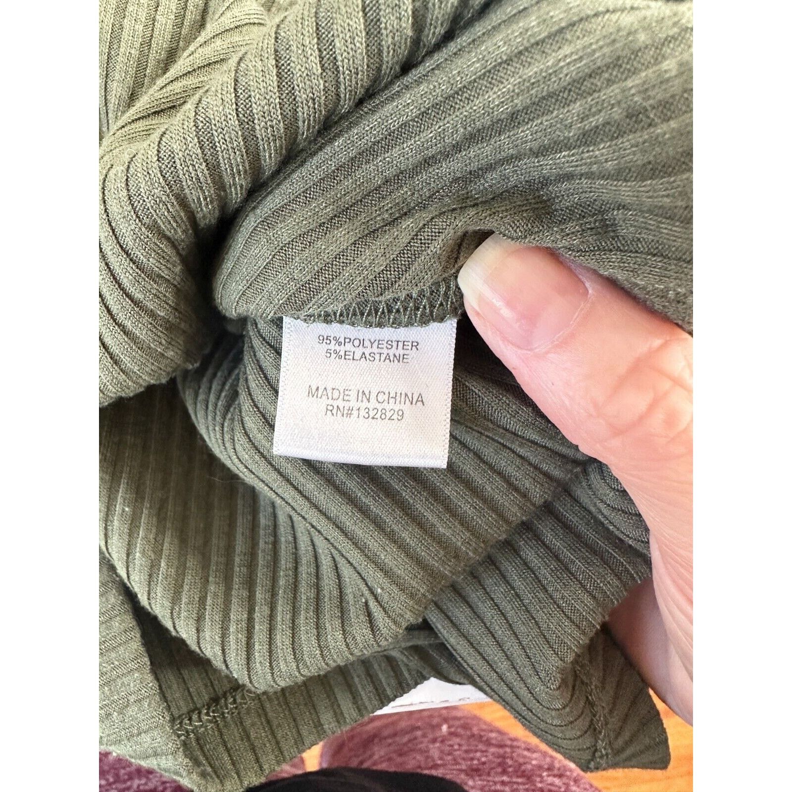 Other Lovers & Friends Olive Square Neck Rib Knit Bodycon Mini S Size S / US 4 / IT 40 - 8 Thumbnail