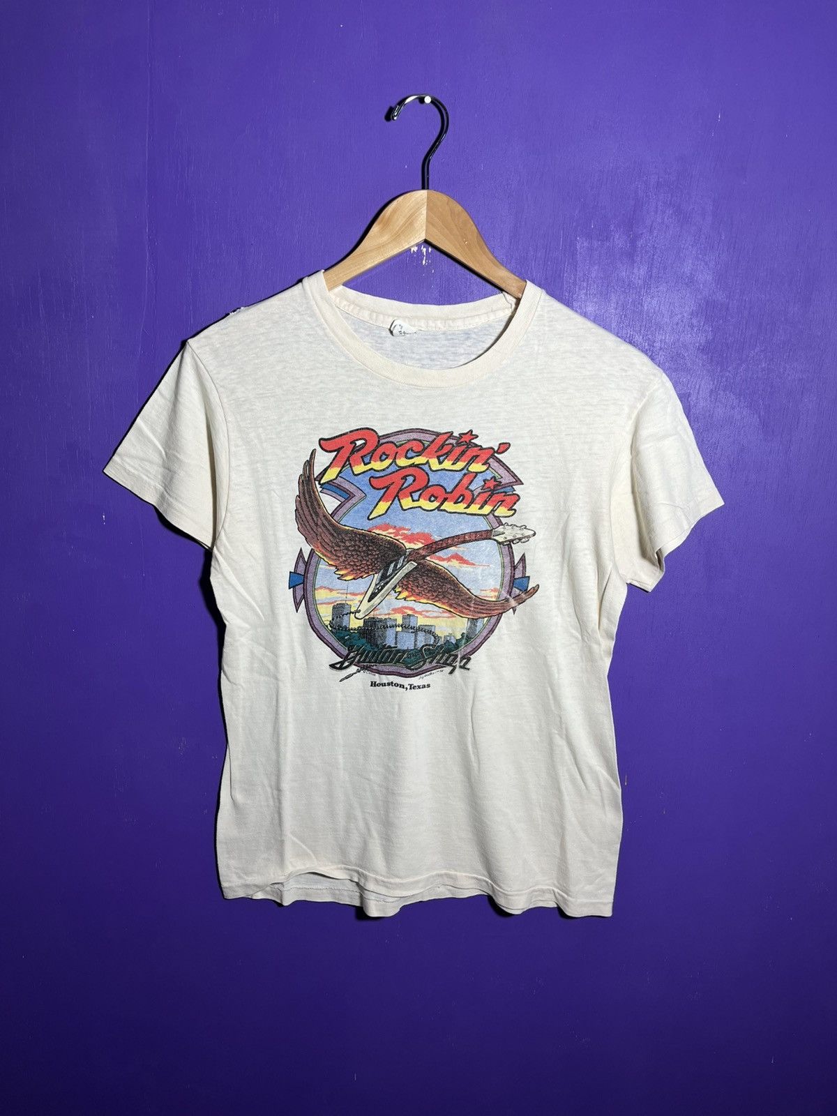 Band Tees × Vintage Vintage 1978 Rockin Robin Texas concert t-shirt Size US M / EU 48-50 / 2 - 1 Thumbnail