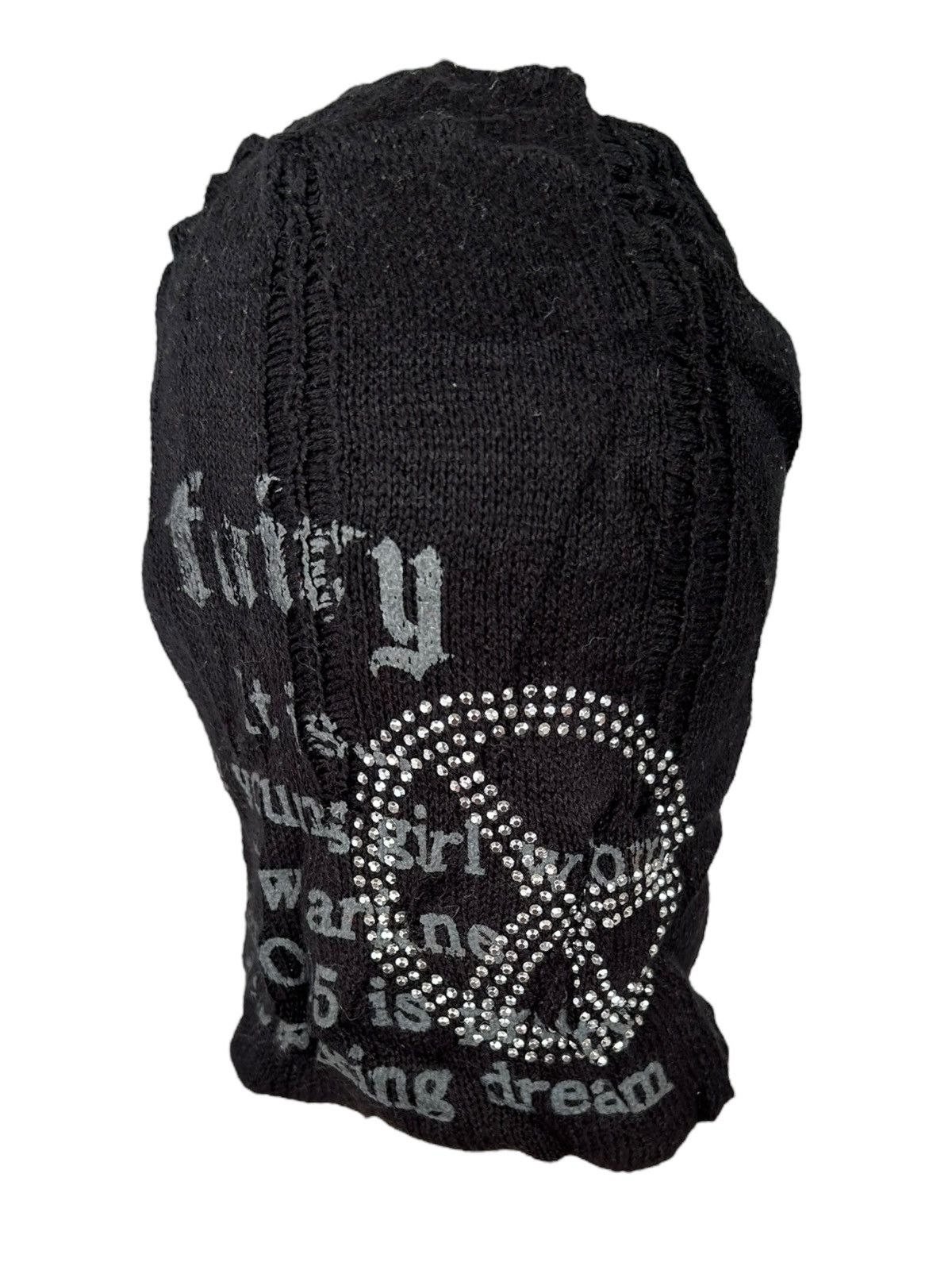 Japanese Brand × Kapital × Vintage Peace Distressed Punk Bondage Beanie Hats Size ONE SIZE - 3 Thumbnail