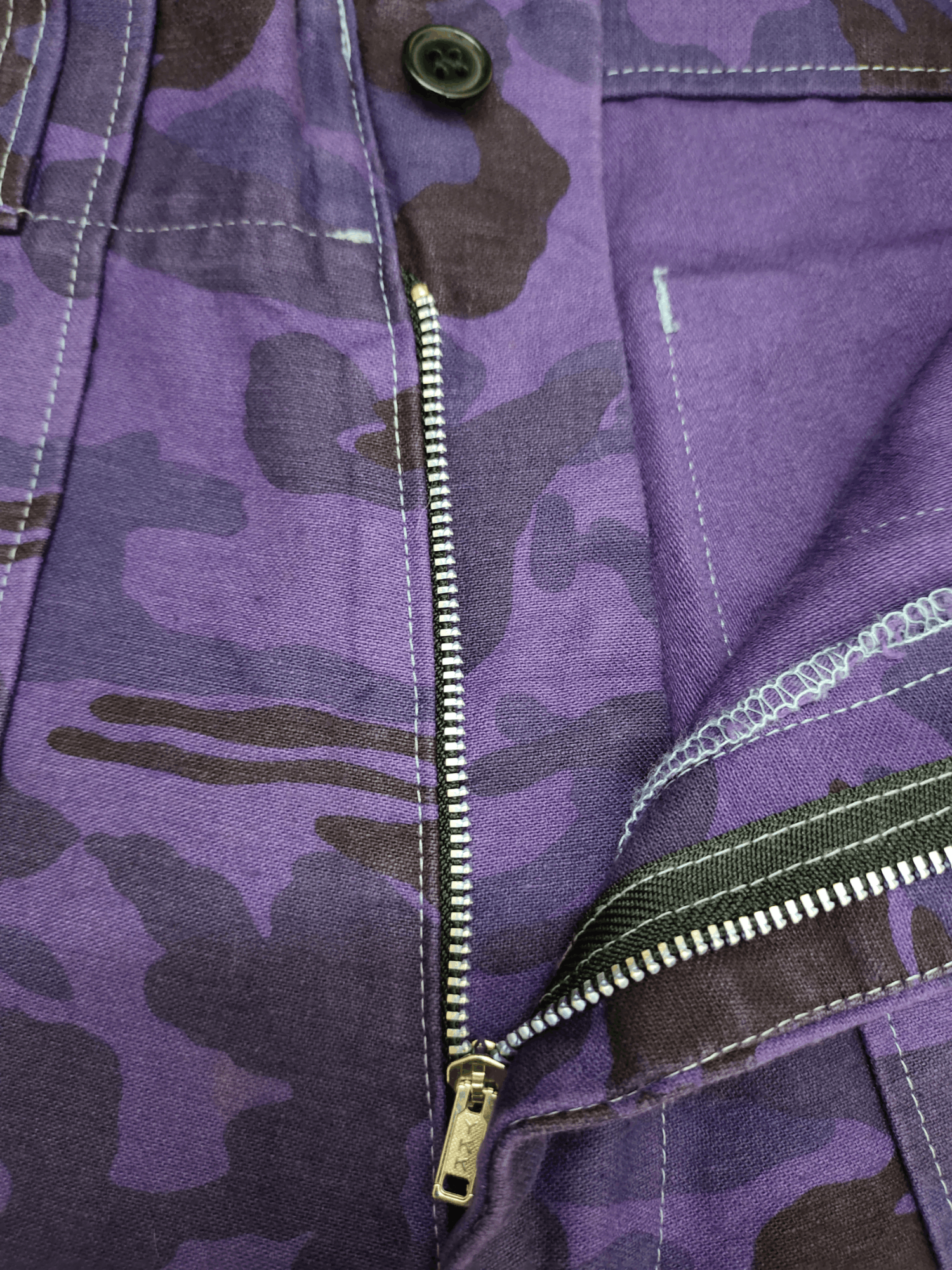 Seditionaries Japanese Brand 1409 Bondage Zipper Camo Fatigue Cropped Size US 29 - 8 Thumbnail