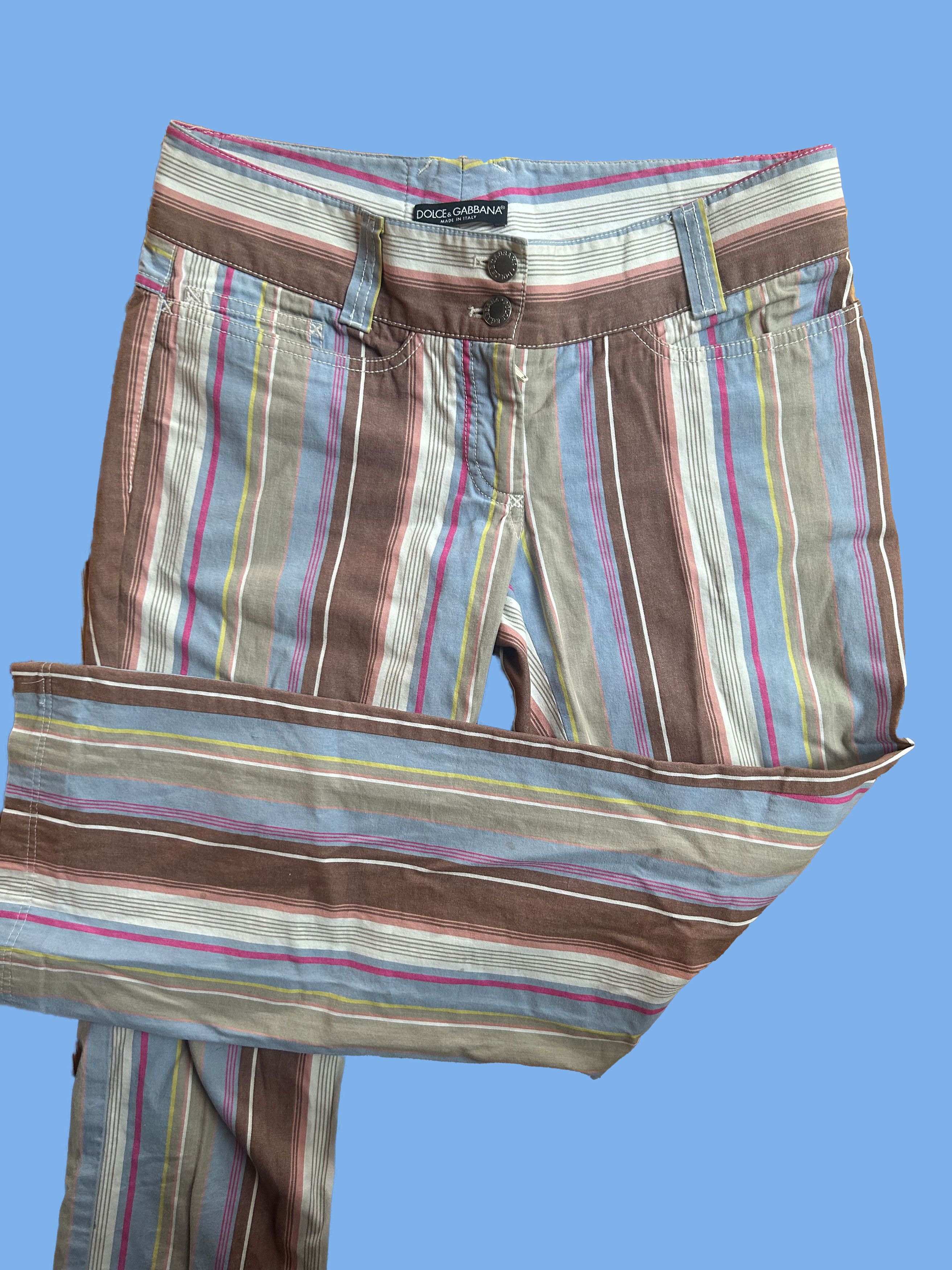 Dolce & Gabbana Vintage Dolce & Gabbana Rainbow Pants Size 42" / US 20 - 6 Thumbnail