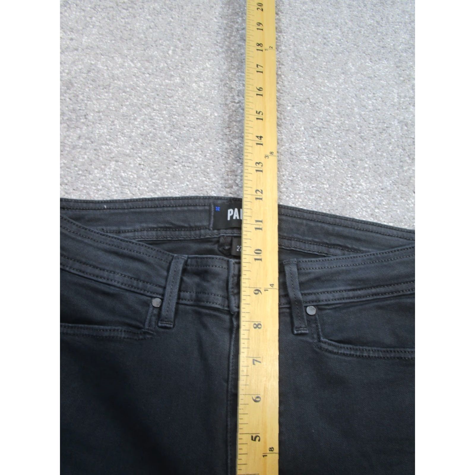 Paige Paige Jeans Womens 27 Hoxton Ankle Skinny Gray Denim Cargo Size 27" / US 4 / IT 40 - 7 Thumbnail