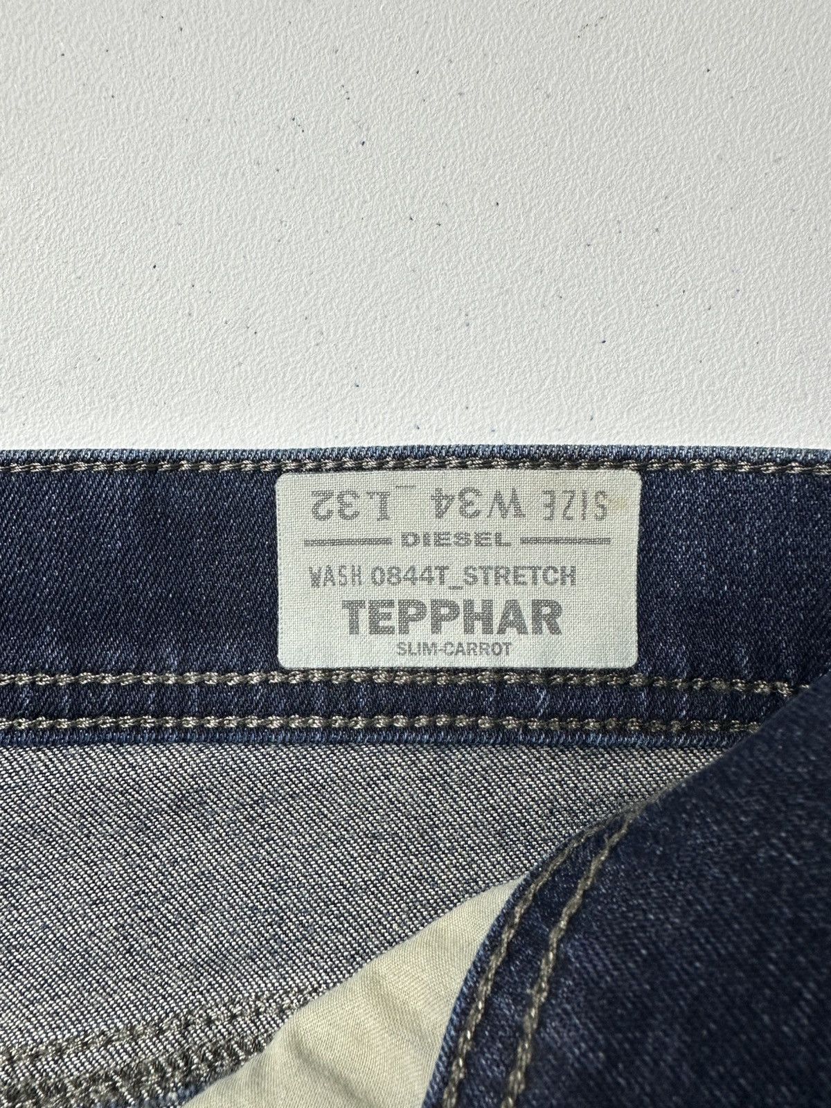Diesel Diesel Tepphar Avant Garde Denim Jeans Size US 34 / EU 50 - 11 Thumbnail