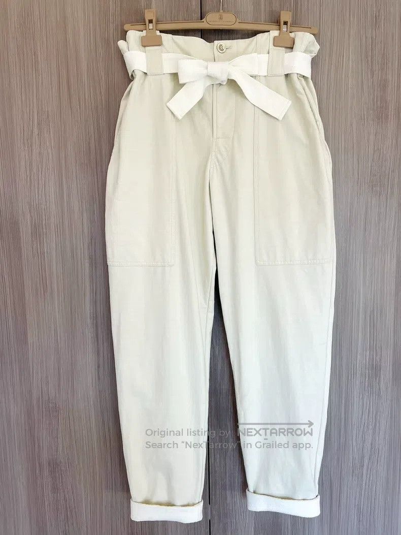 Brunello Cucinelli Brunello Cucinelli Tapered pure cotton casual sweatpants, Size 26" / US 2 / IT 38 - 1 Thumbnail