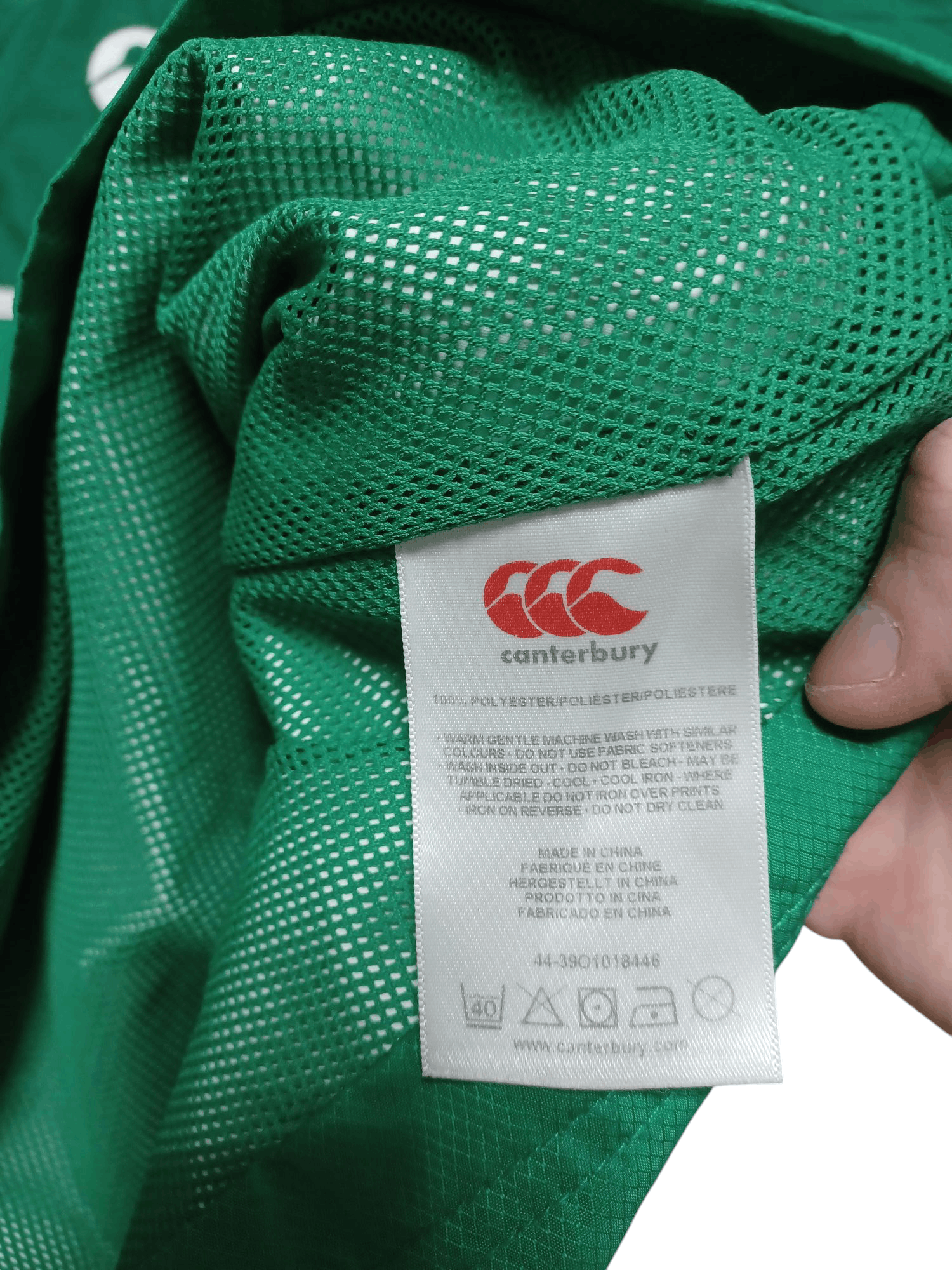 Canterbury of New Zealand IRELAND RUGBY TEAM CANTERBURY NYLON TRAINING SWEATSHIRT Size US M / EU 48-50 / 2 - 6 Thumbnail