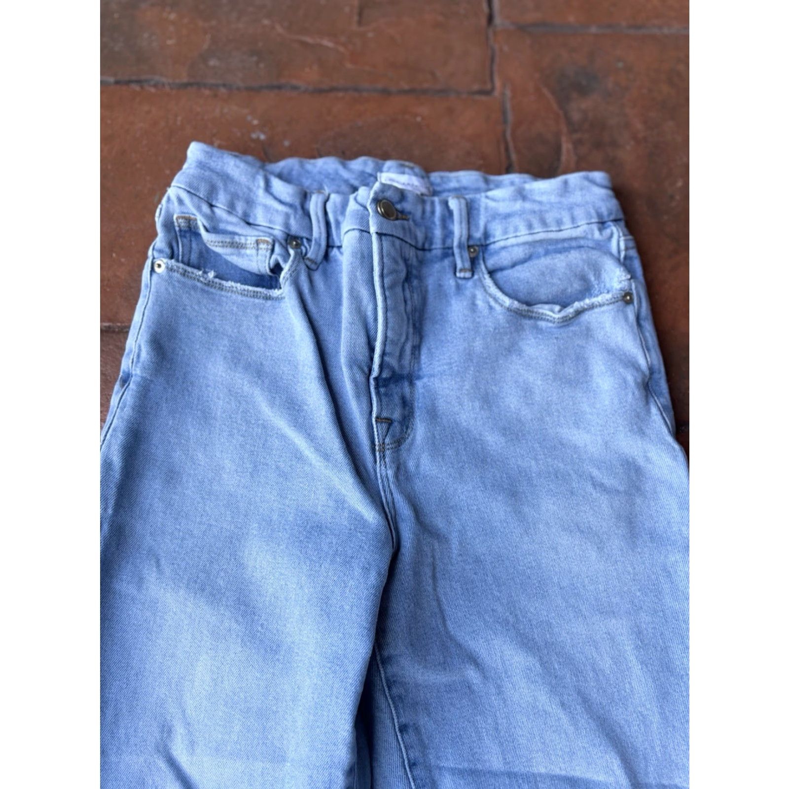 Good American VINTAGE Good American Good Boy High Rise Boyfriend Straight Leg Jeans Women’s 6/28 Shirt Size 28" / US 6 / IT 42 - 4 Thumbnail