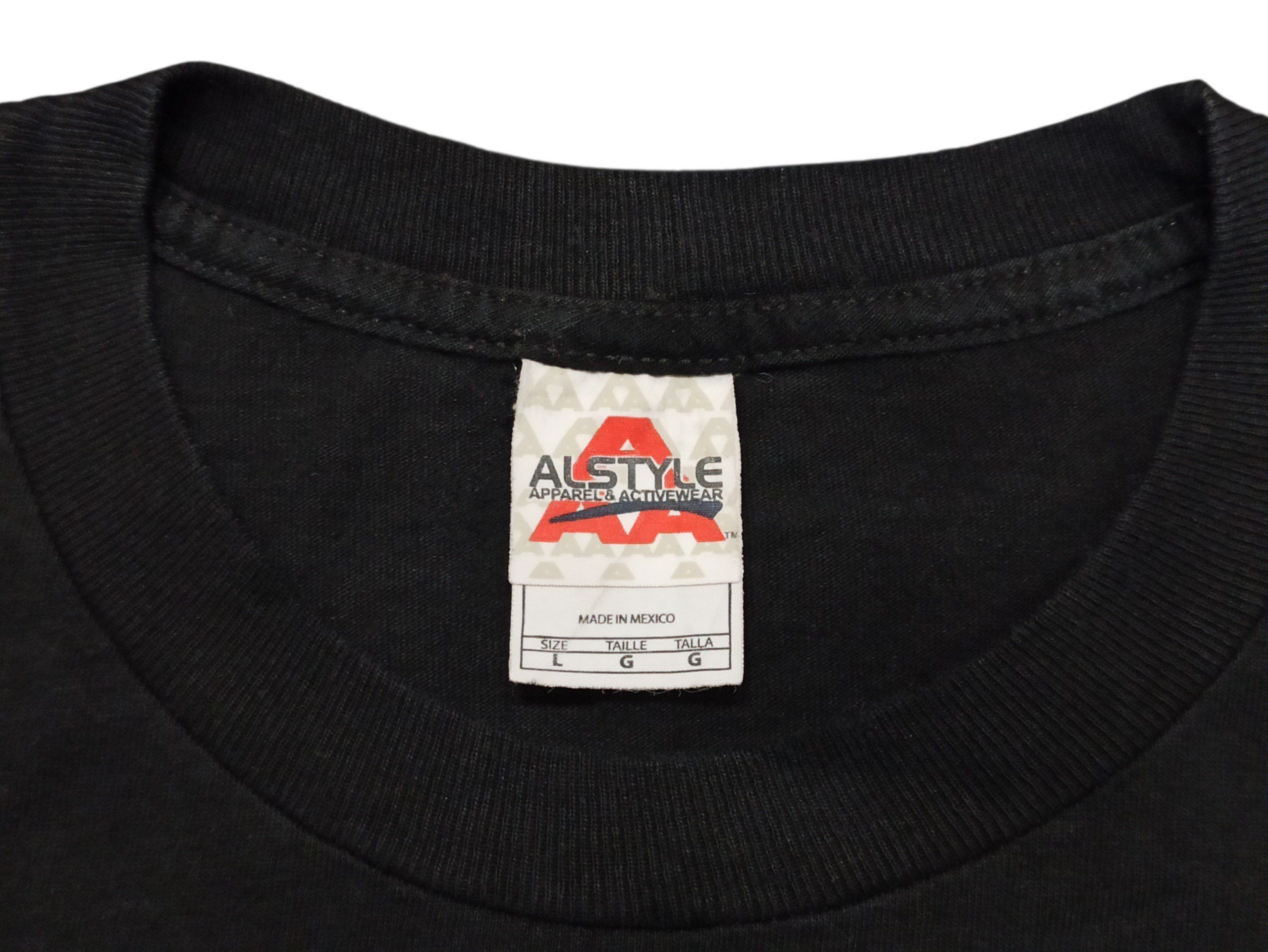 Alstyle Rich Piana 5% Nutrition Double Sided US Flag Vintage Tee L Size US L / EU 52-54 / 3 - 3 Thumbnail