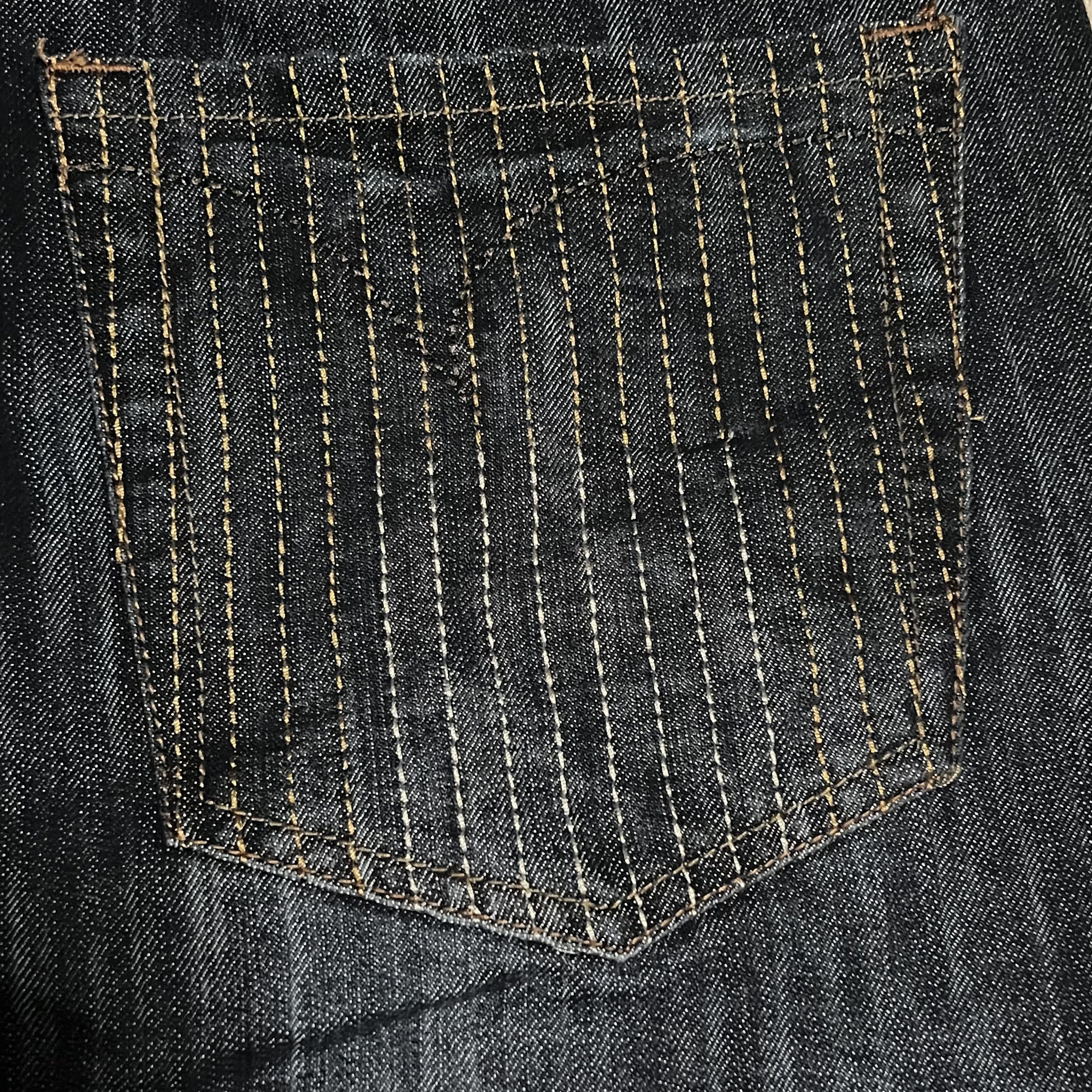 Phat Farm Vintage Phat Farm Slim Fit Embroidered Jeans Size 34x32 Size US 34 / EU 50 - 4 Thumbnail