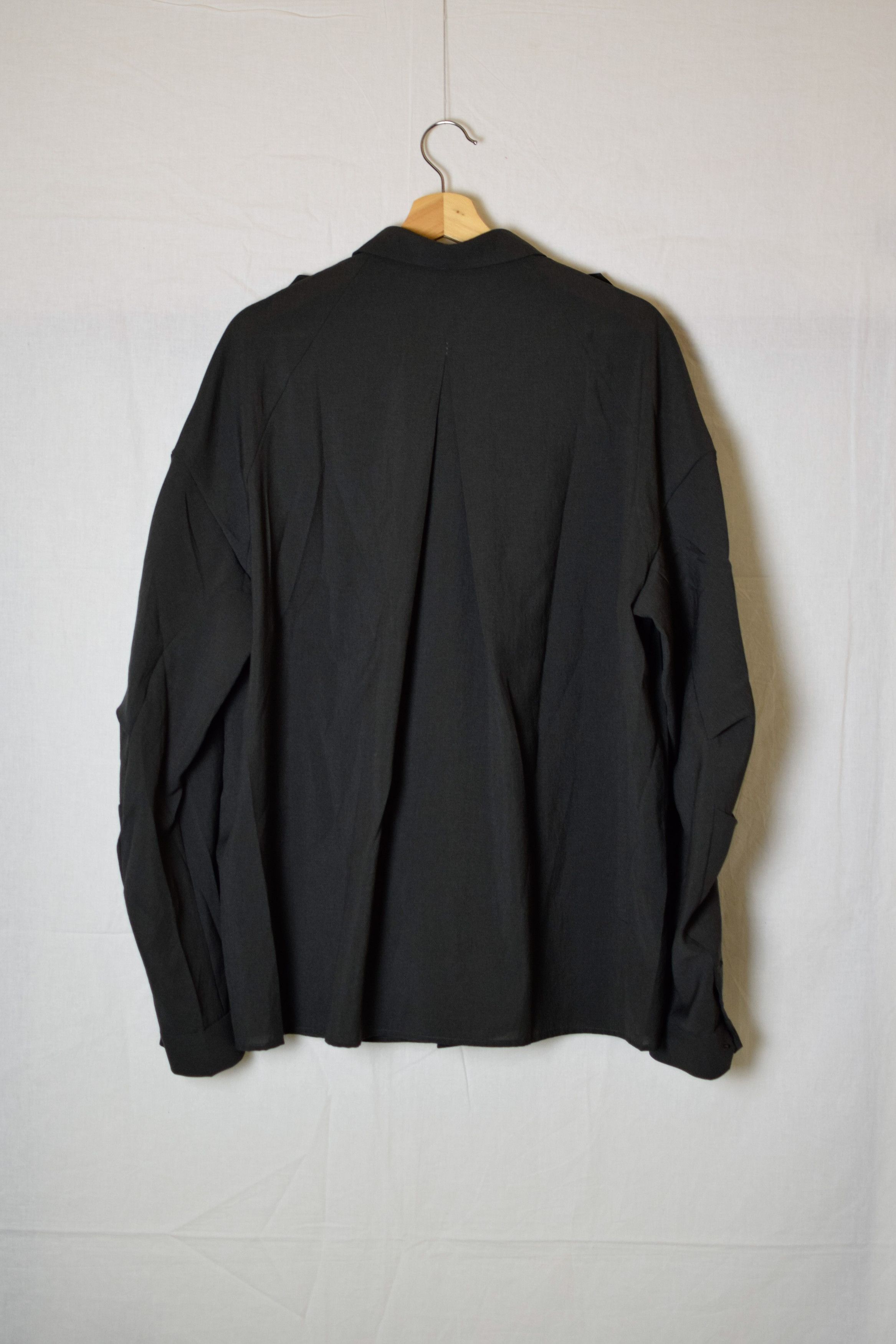 Devoa Devoa SS25 Sample Gray Hybrid Shirt - SHC-LSRSP Size US L / EU 52-54 / 3 - 3 Thumbnail