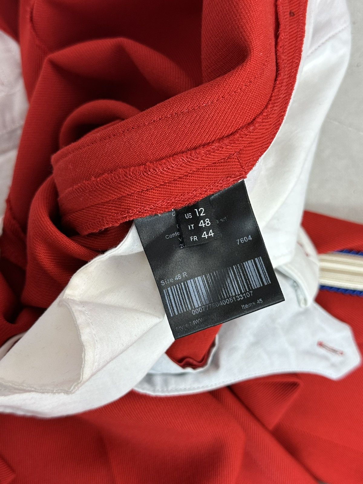 Calvin Klein 205W39NYC Calvin Klein 205W39NYC Wool Twill Red Women’s Trousers Size 34" / US 12 / IT 48 - 13 Thumbnail