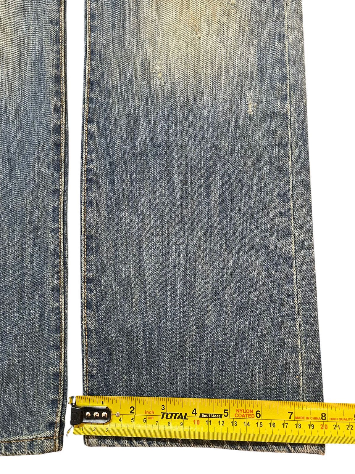 Levi's Vintage Levis 501 Mud Wash Distressed Destroyed Loose Jeans Size US 30 / EU 46 - 17 Thumbnail