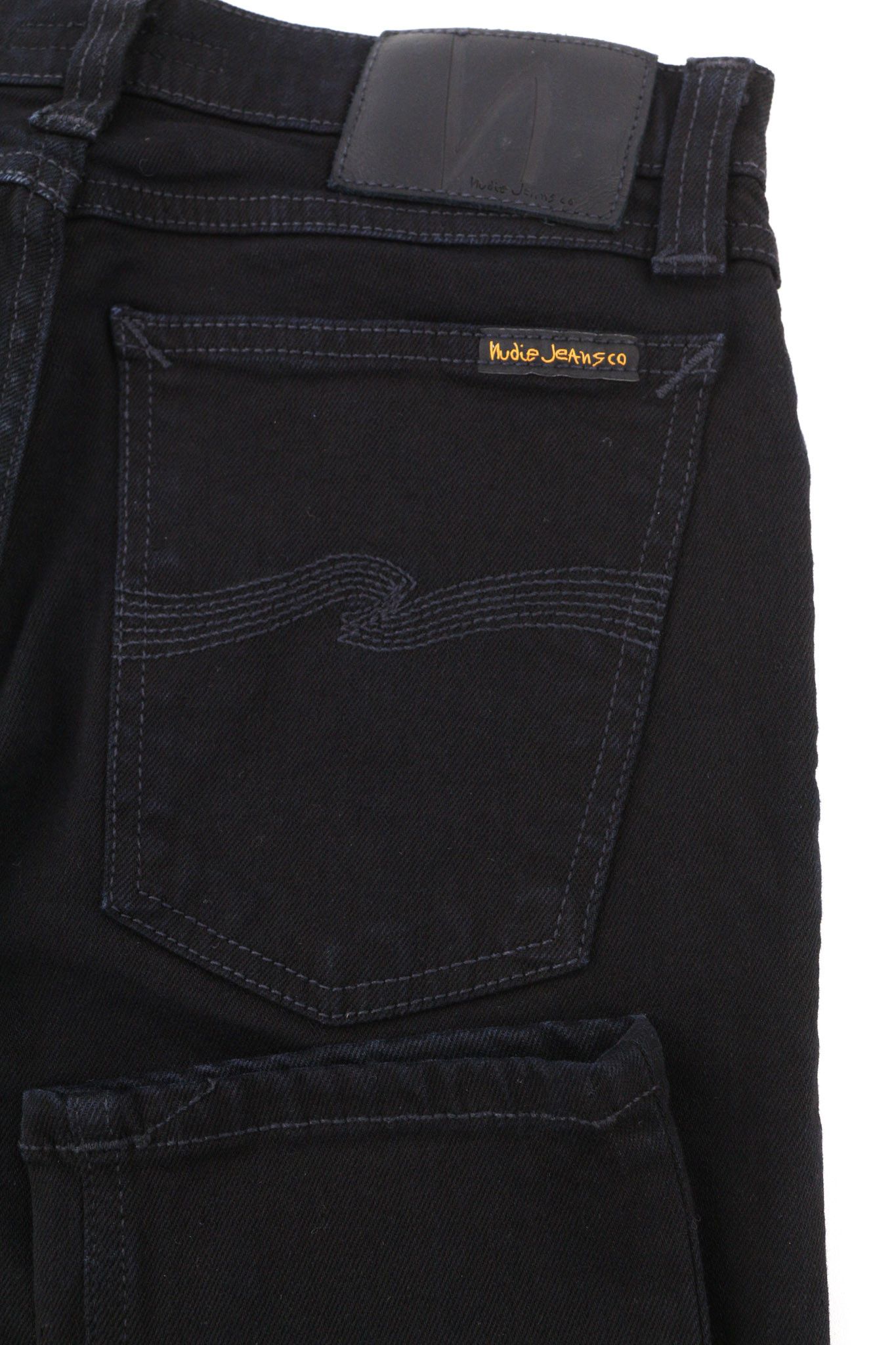 LONG JOHN W26/L30 Slim Cotton Black Jeans 80600