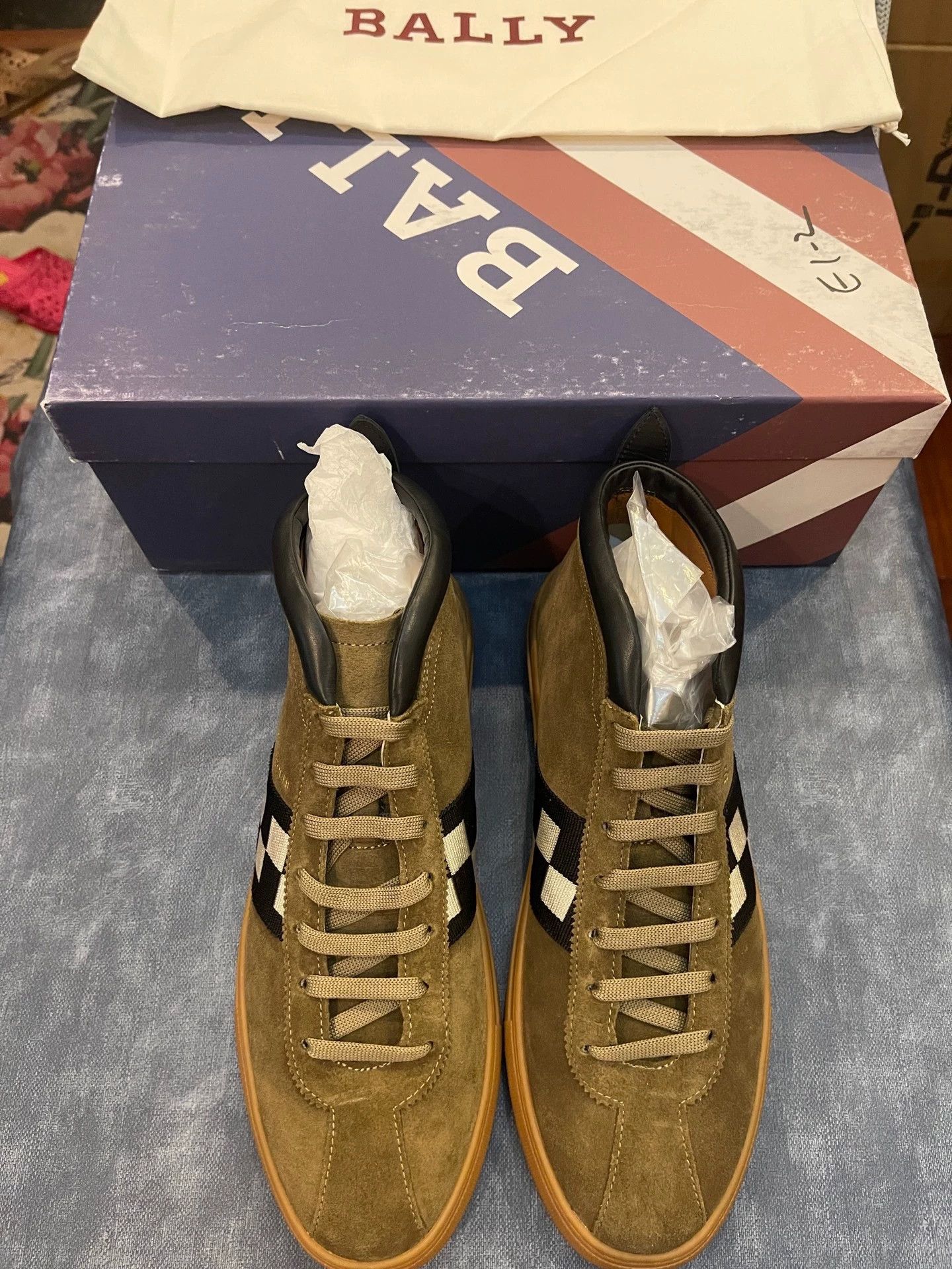 Bally Bally Mid-Top Suede Sneakers 42.5/43.5 Size US 9.5 / EU 42-43 - 7 Thumbnail