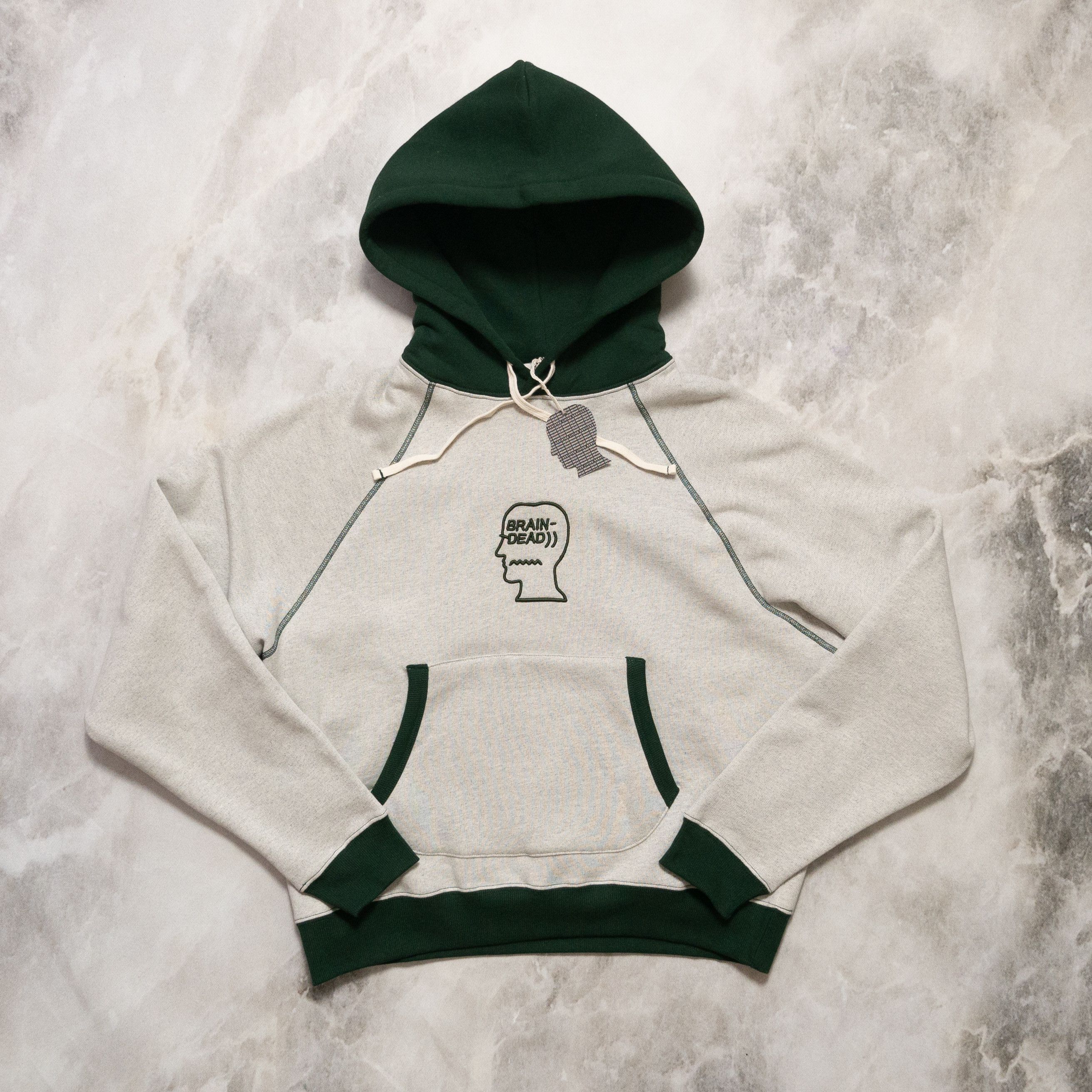 Brain Dead Brain Dead Fleece Logo Head Raglan Hoodie New M Size US M / EU 48-50 / 2 - 1 Thumbnail