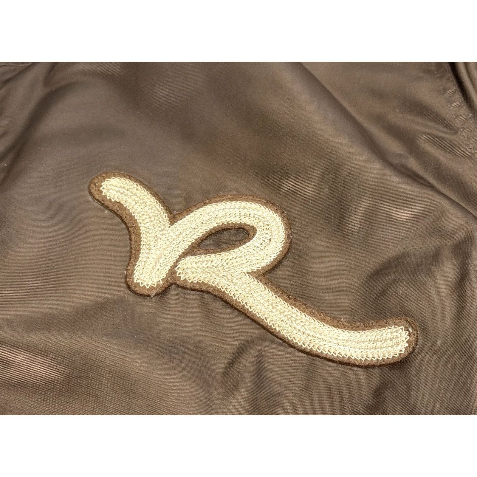 Rocawear VINTAGE Rocawear Bomber Jacket 4XL Brown Quilted Hip Hop Spellout Nylon Big Size US XXL / EU 58 / 5 - 4 Thumbnail