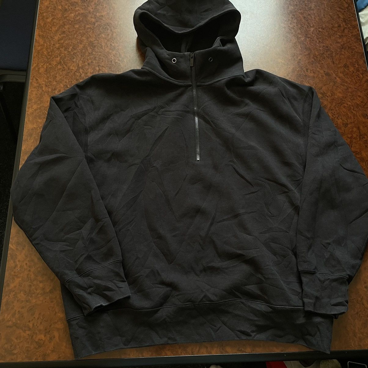Japanese Brand × Jil Sander × Uniqlo Uniqlo x Jil Sander +J DRY Sweat Half-Zip Pullover Hoodie Size US L / EU 52-54 / 3 - 1 Thumbnail