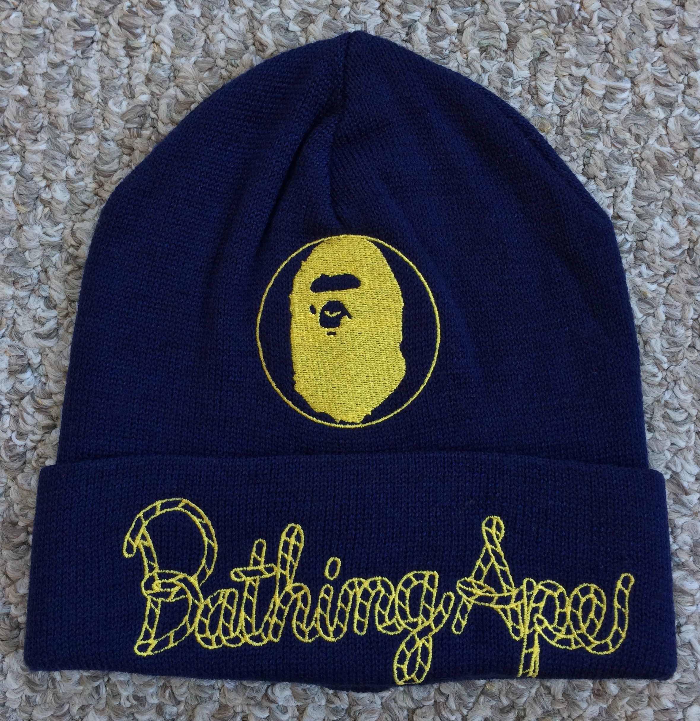 Bape OG Bape Embroidered Logo Sample Beanie Size ONE SIZE - 1 Thumbnail