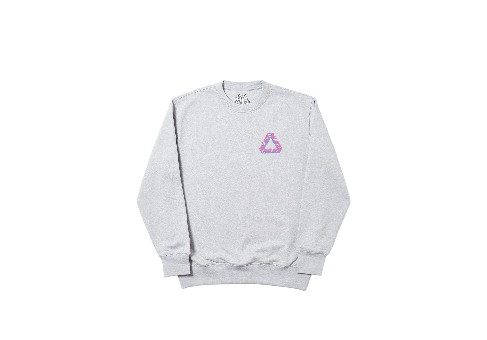 Palace 💚 2019 Palace Split P3 Crew Grey Marl Medium NEW Size US M / EU 48-50 / 2 - 2 Thumbnail