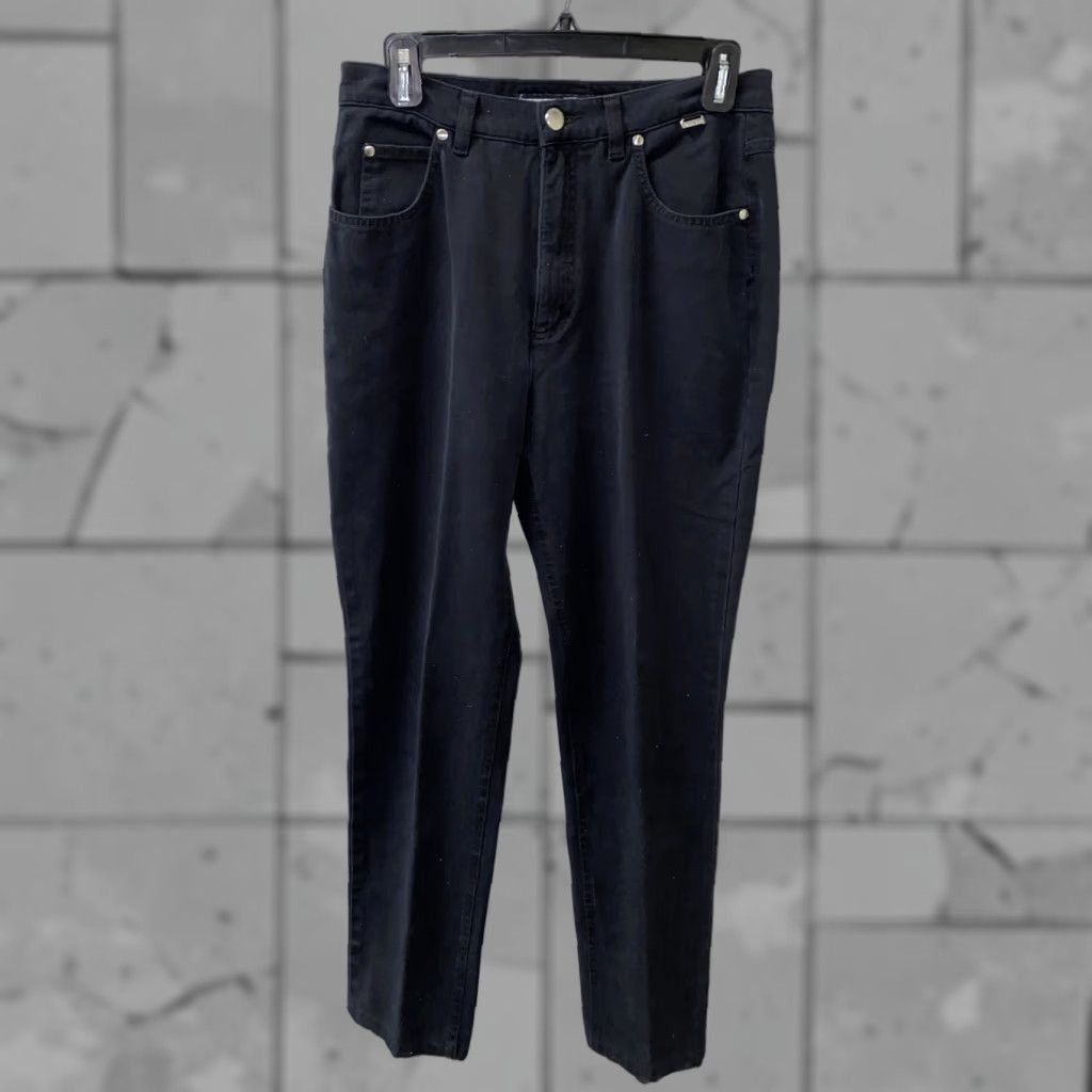 Escada ESCADA SPORT Pants Womens Casual Pants 30x30 Black Cotton Italian Made 30 Inseam 30 Womens Size 30" / US 8 / IT 44 - 1 Thumbnail