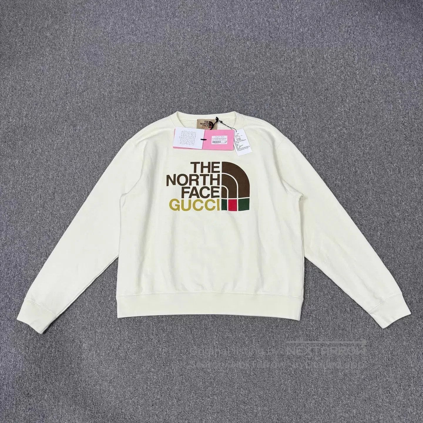 Gucci White Graphic Print Long Sleeve Sweatshirt. Size US S / EU 44-46 / 1 - 1 Thumbnail