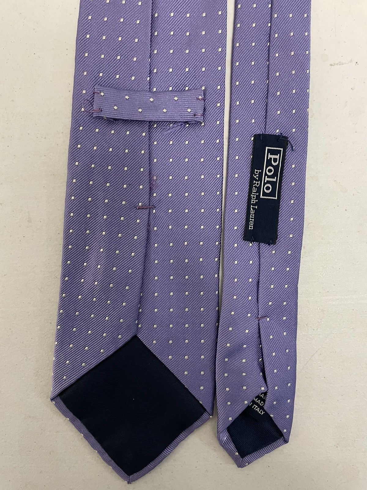 Polo Ralph Lauren Polka Dotted Woven Silk Tie Size ONE SIZE - 2 Thumbnail