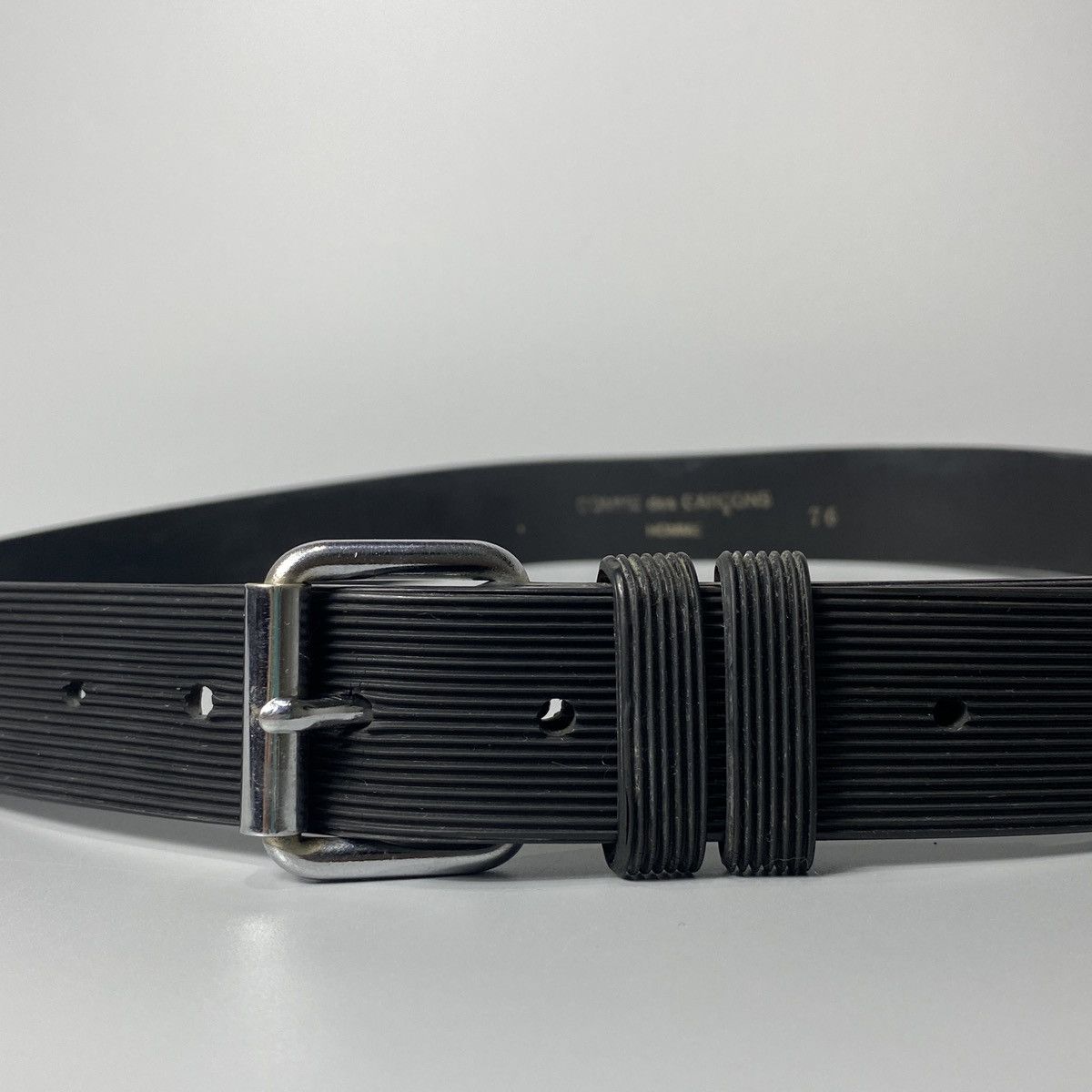 Comme des Garcons Homme Rubber Belt Size ONE SIZE - 4 Thumbnail