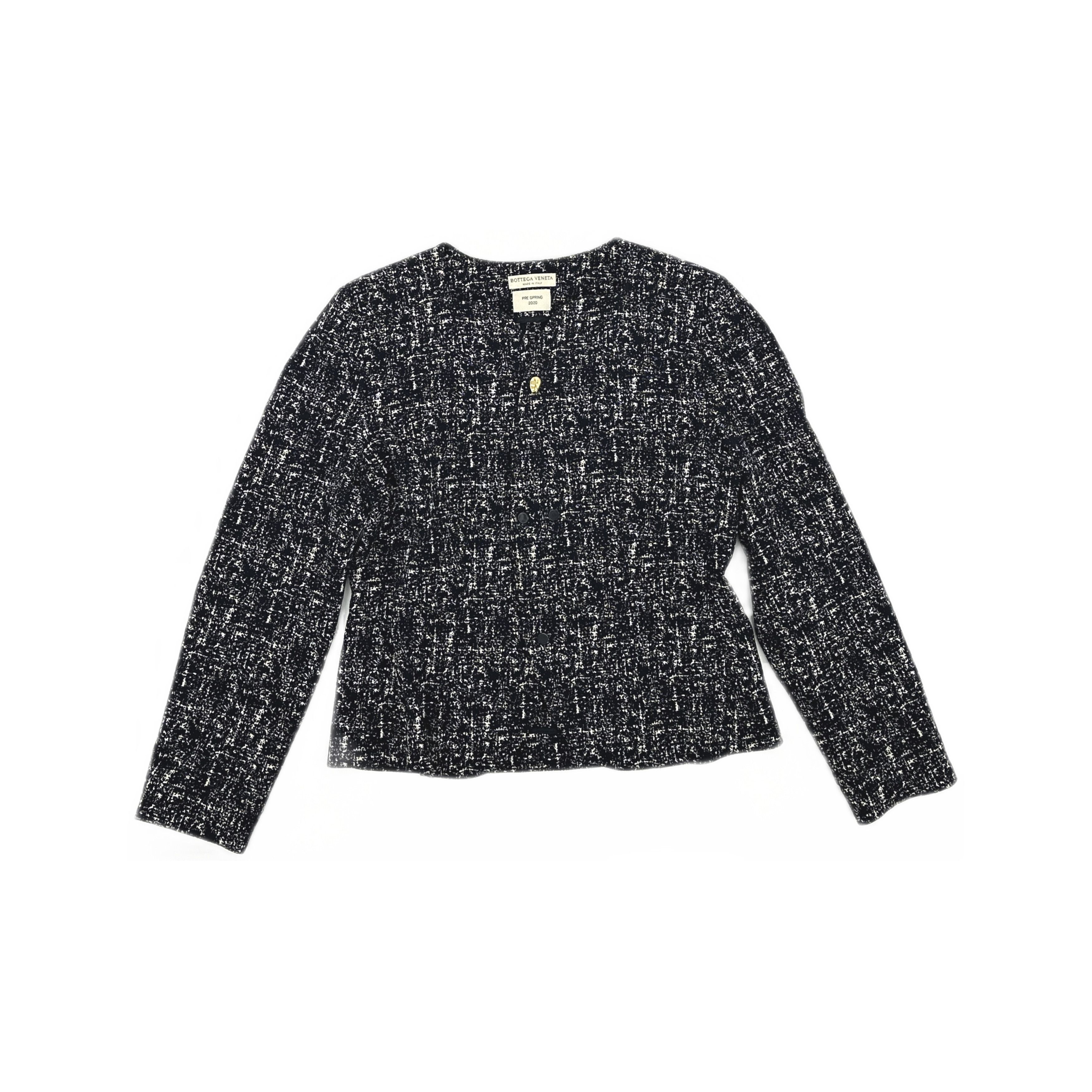 Bottega Veneta Bottega Veneta Textured Knit Jacket Size 46 Size L / US 10 / IT 46 - 1 Thumbnail