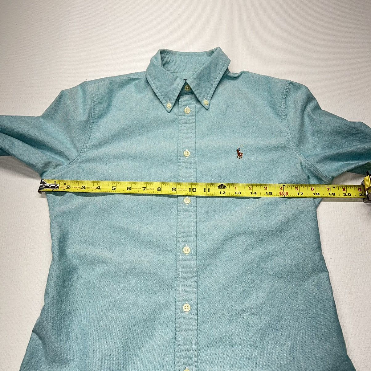 Polo Ralph Lauren Polo Ralph Lauren Shirt Blue Button Down Casual Logo Preppy Size M / US 6-8 / IT 42-44 - 16 Thumbnail