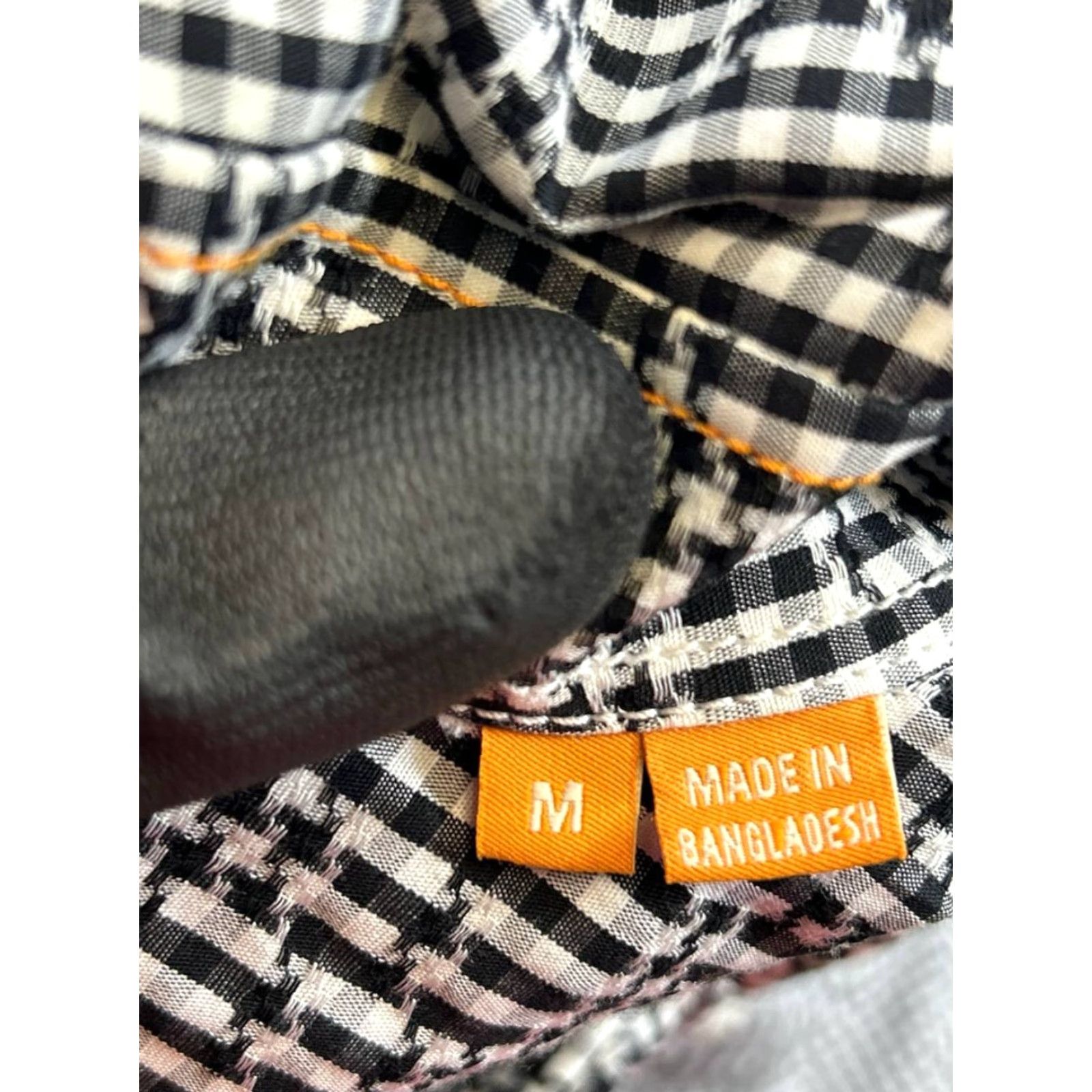 Hugo Boss HUGO BOSS Shirt Mens M Black Cotton Button-Up Plaid Size US M / EU 48-50 / 2 - 4 Thumbnail