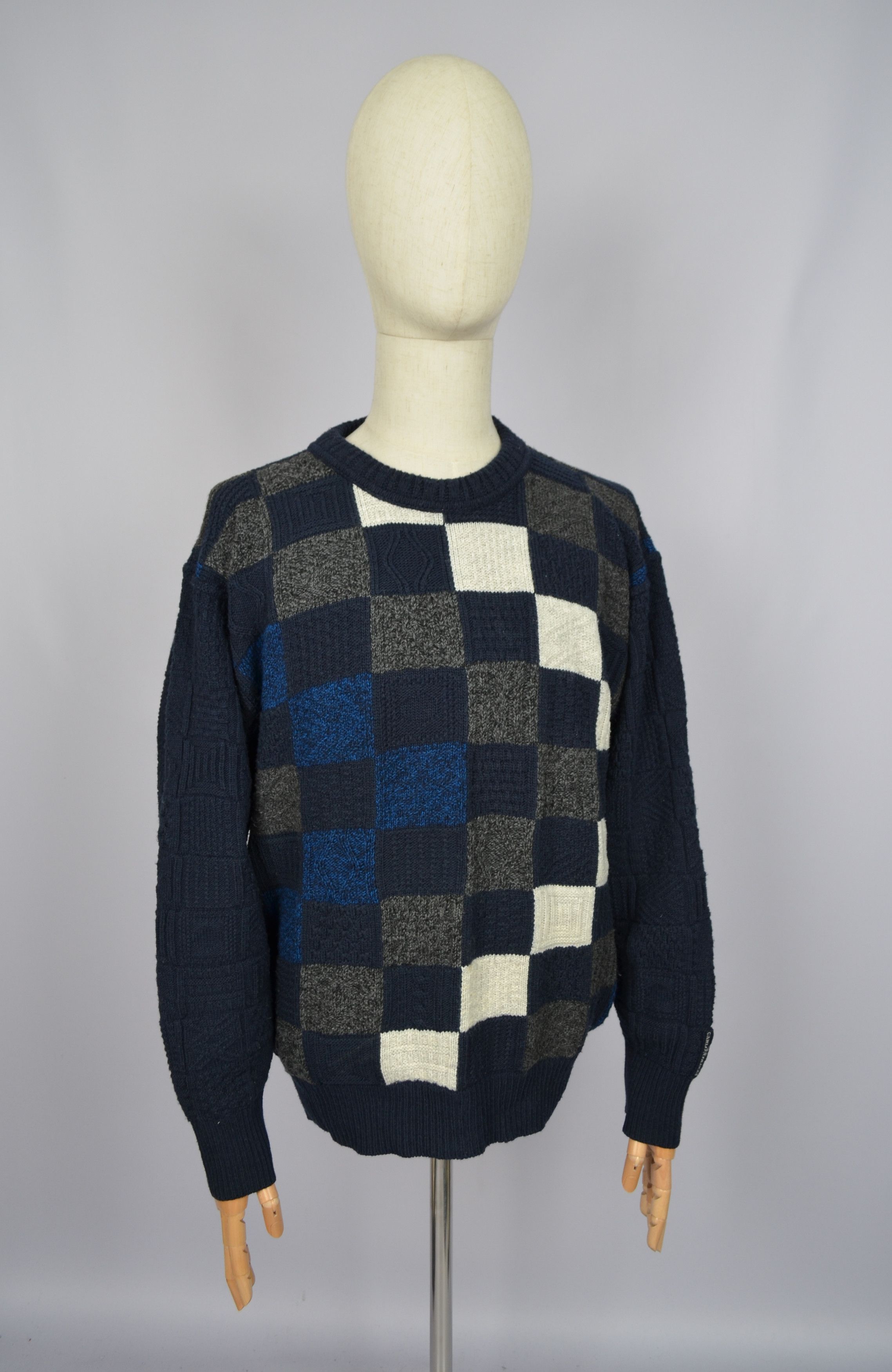 Carlo Colucci × Designer × Vintage Carlo Colucci Wool Blend Geometric Print Size 50 P2P 23" Size US L / EU 52-54 / 3 - 9 Thumbnail