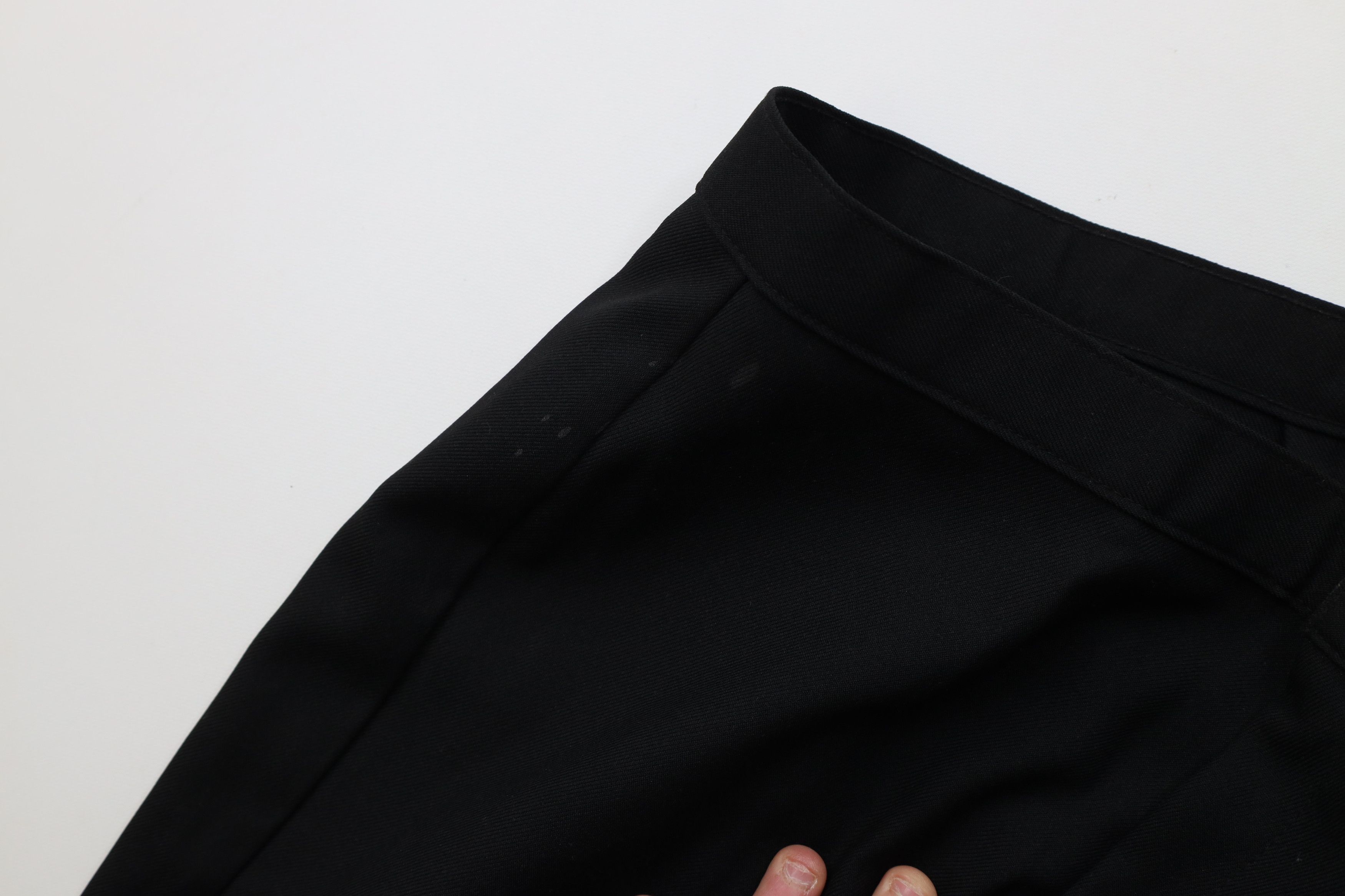 Levi's Vintage 70s 80s Levis Knit Flared Wide Leg Pants Black USA Size 36" / US 14 / IT 50 - 8 Thumbnail