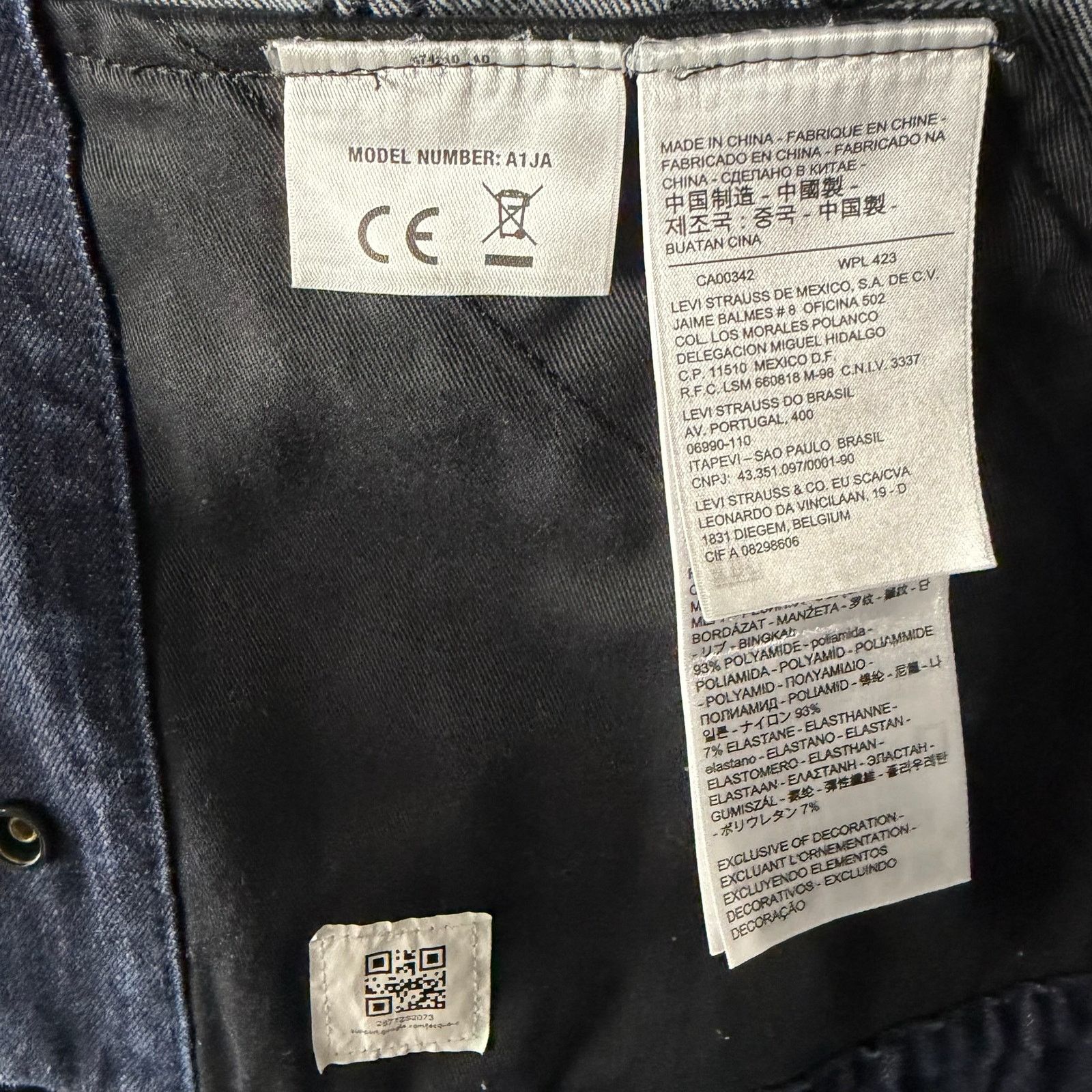 Levi's Levi's Strauss & Co. Denim Men's S Commuter Jacquard Google Size US S / EU 44-46 / 1 - 8 Thumbnail