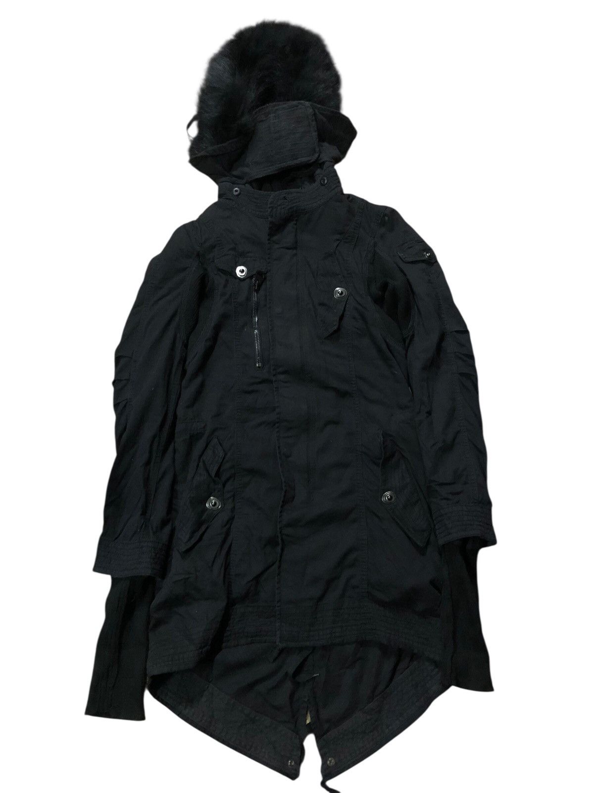 BUFFALO BOBS Buffalo Bobs Faux Fur hooded LGB Inspired fish tail Parkas Size S / US 4 / IT 40 - 1 Thumbnail