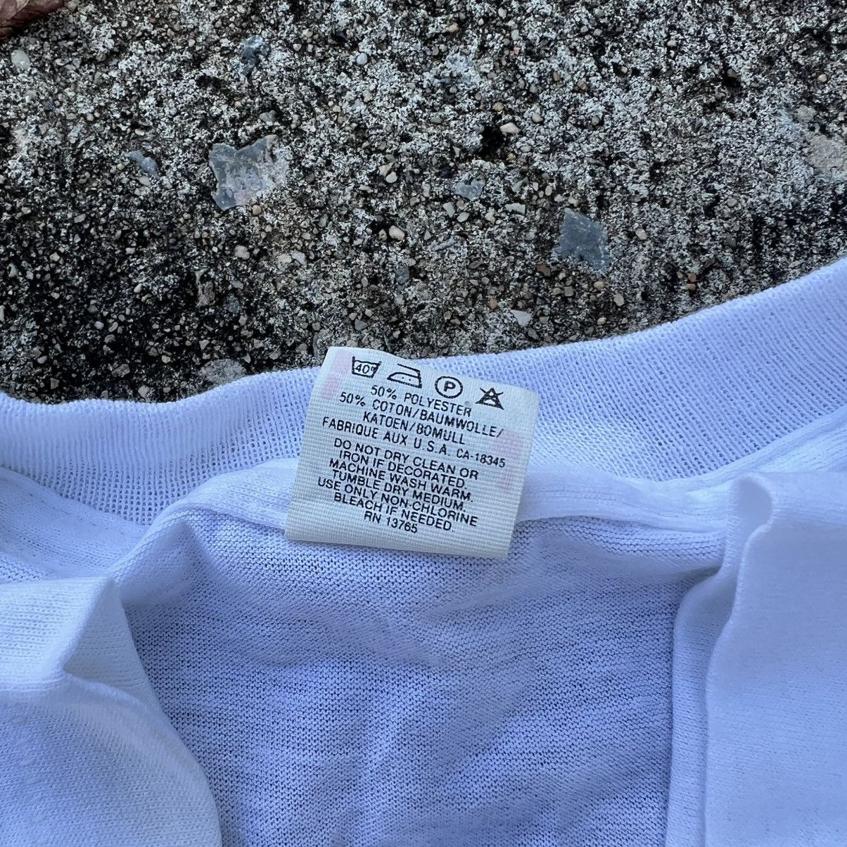 Vintage 90’s NewPort MGA overall print on 80s tag tee (DeadStock) Size US XL / EU 56 / 4 - 7 Thumbnail