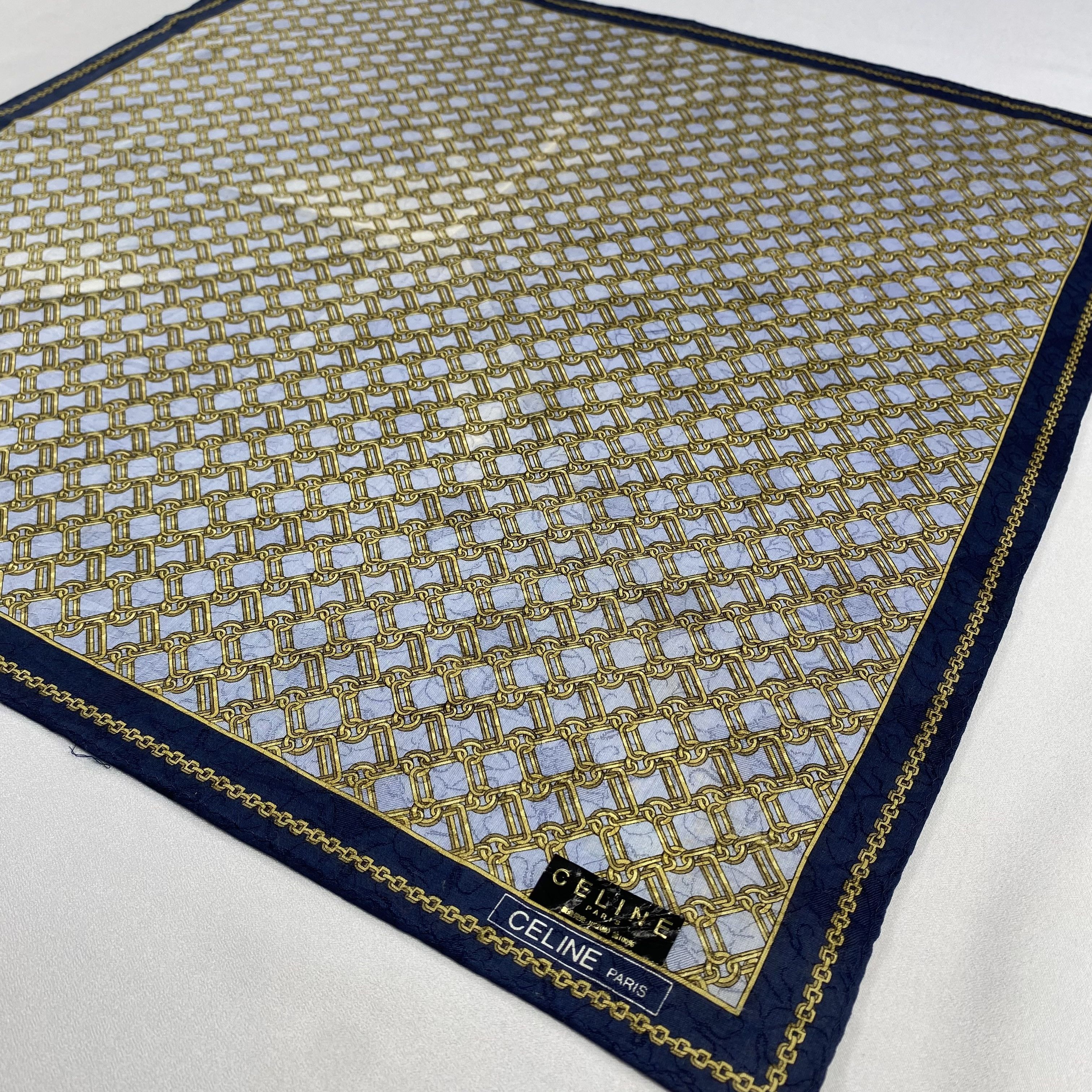 Celine × Vintage NWT Celine Neckerchief / Bandana / Handkerchief-P939 Size ONE SIZE - 2 Thumbnail