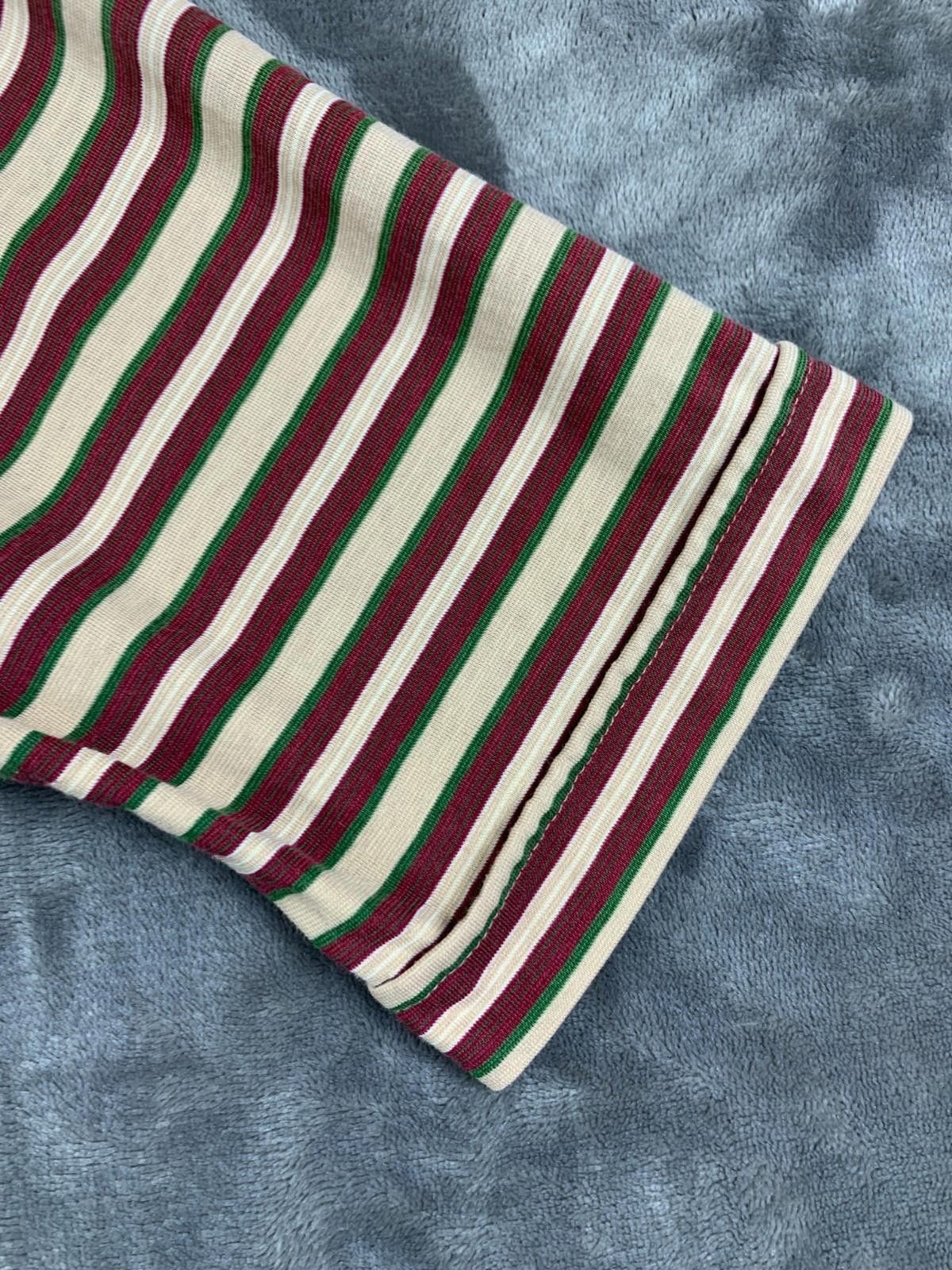 Designer Vintage JC Penney Par Four Mens SS Striped Polo Shirt (241) Size US L / EU 52-54 / 3 - 5 Thumbnail