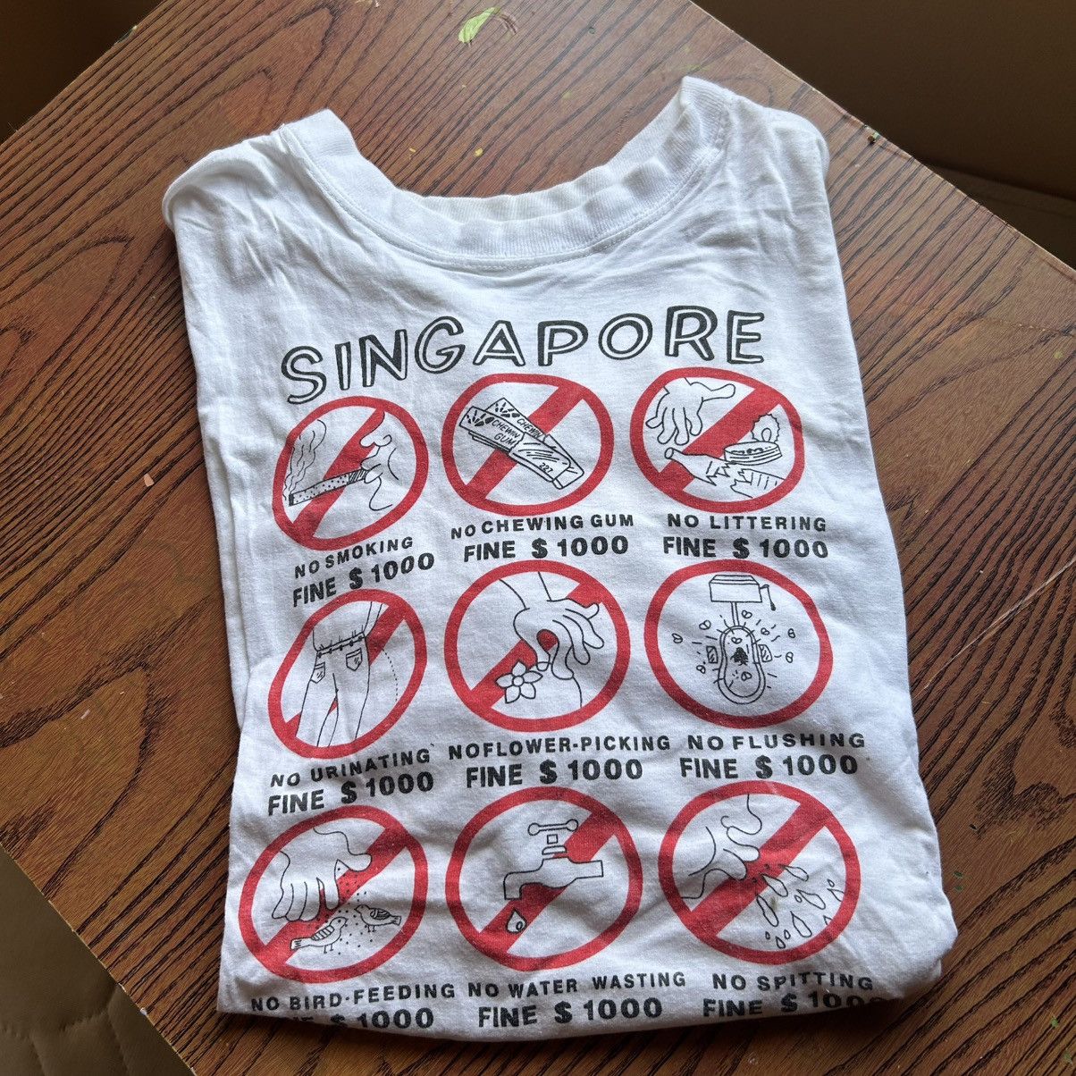 Vintage True vintage Singapore fine tee Size US S / EU 44-46 / 1 - 1 Thumbnail