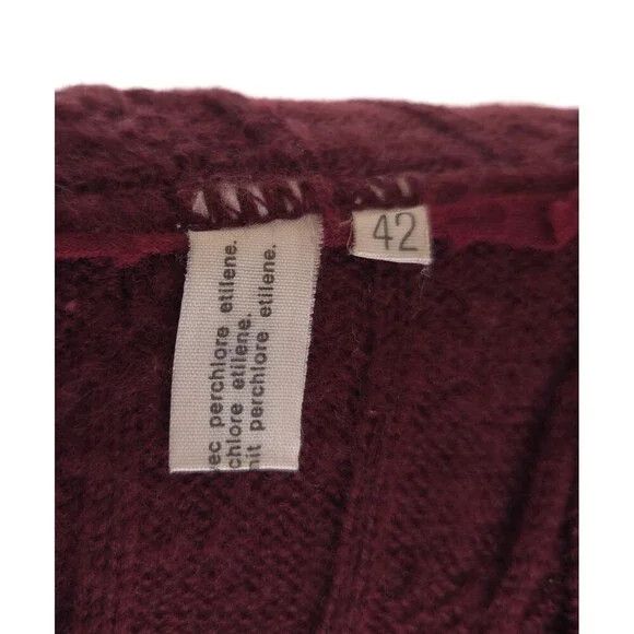 Celine Vintage 80s/90s Celine Paris 1/2 Crest Button Sweater Size M Size M / US 6-8 / IT 42-44 - 10 Thumbnail