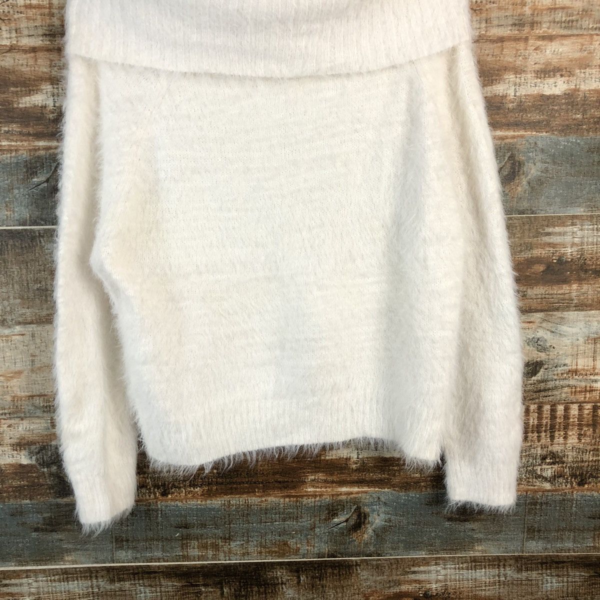 Homespun Knitwear DLL Khalita Turtle Neck Mohair fur shaggy Knitwear #C232 Size M / US 6-8 / IT 42-44 - 3 Thumbnail