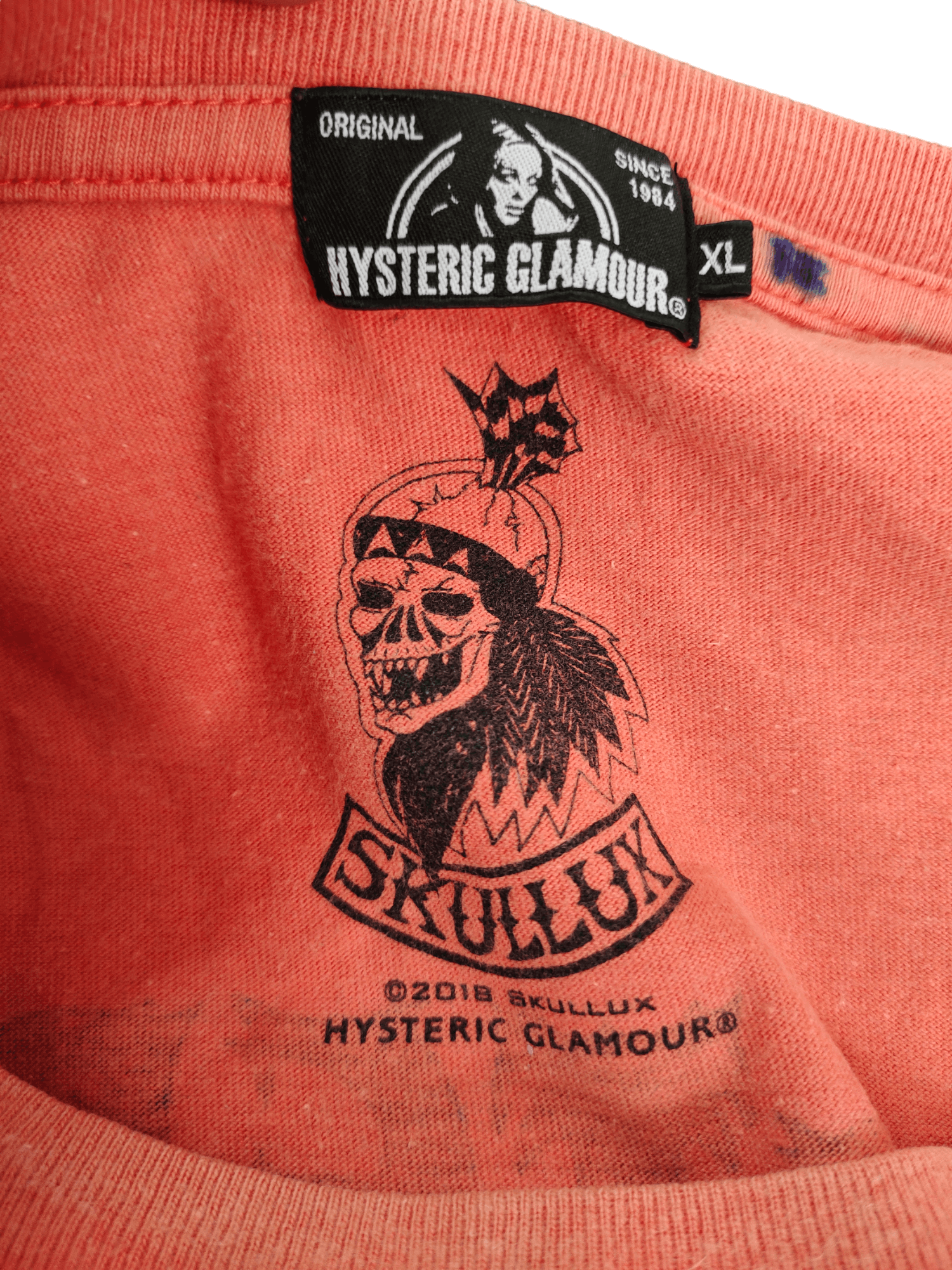 Hysteric Glamour Hysteric Glamour Skullux T-Shirt Size US XL / EU 56 / 4 - 10 Thumbnail
