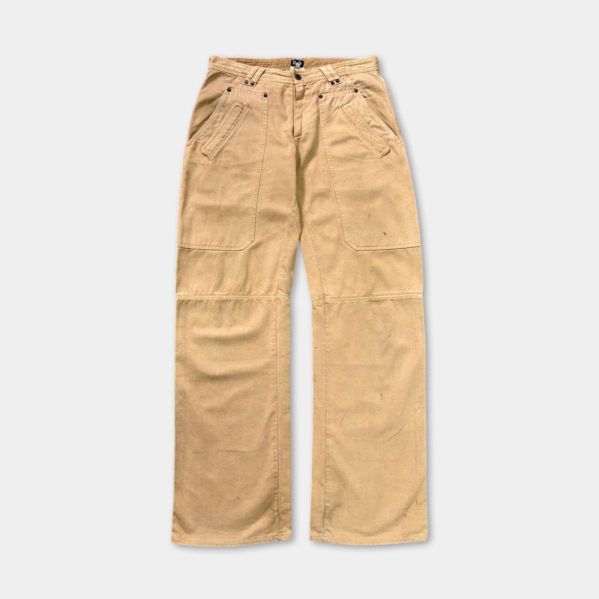 Dolce & Gabbana Dolce & Gabbana Carpenter Beige Pants Size US 32 / EU 48 - 1 Thumbnail
